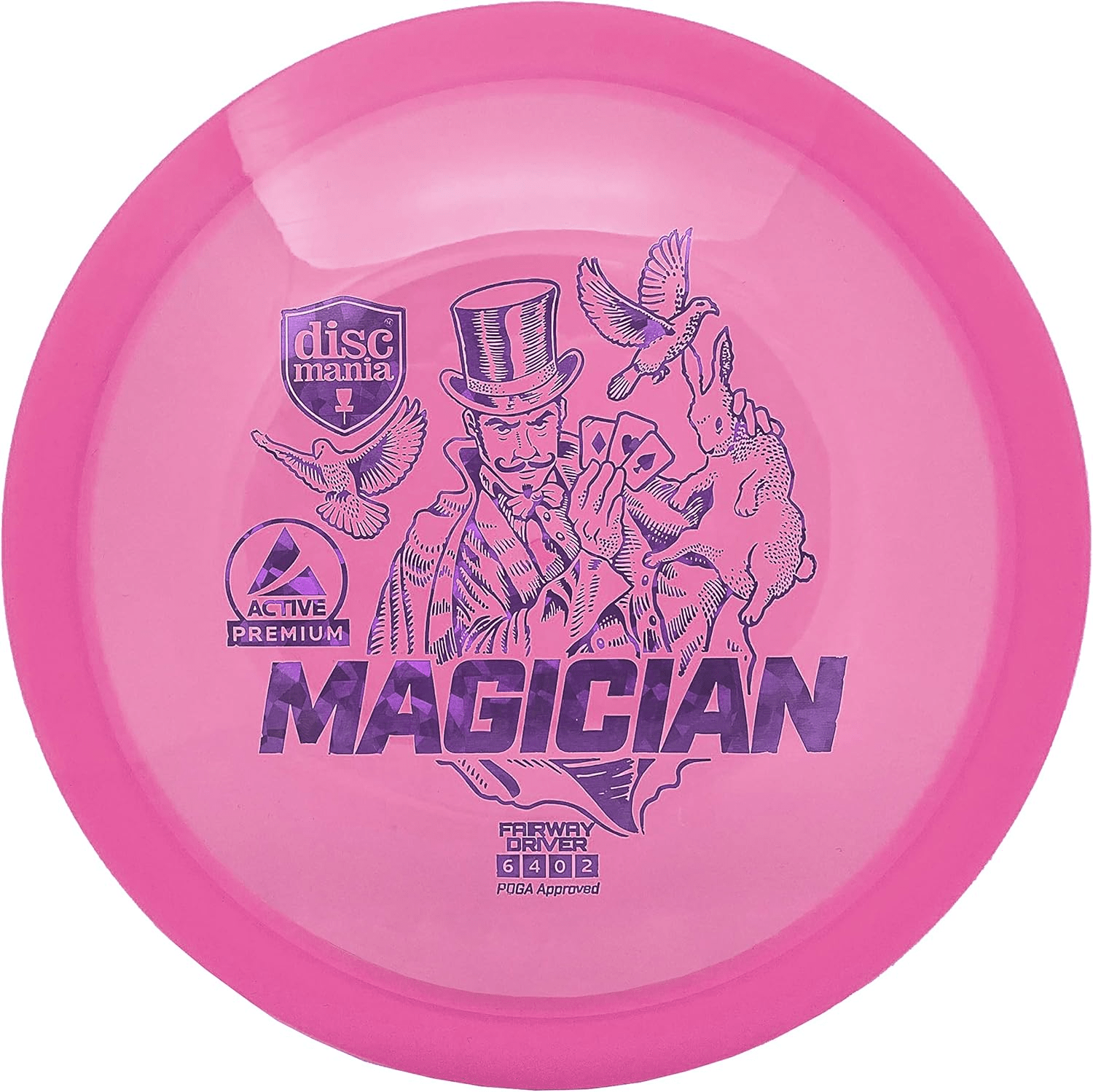 Discmania Magician Active Premium Pink Disc Golf Disc
