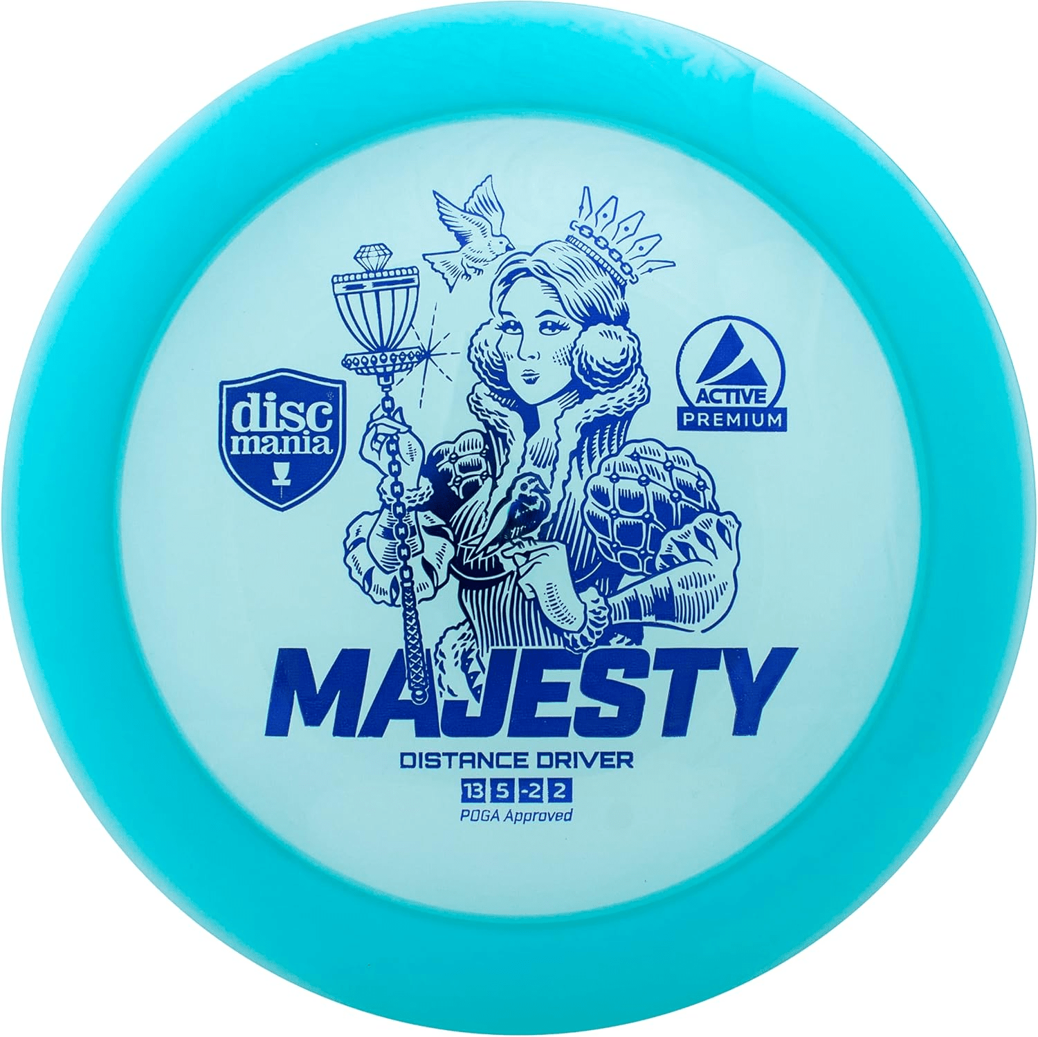 Discmania Majesty Premium Blue Disc Golf Driver