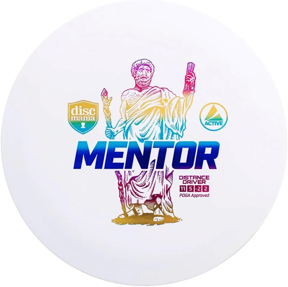 Discmania Mentor white disc golf disc