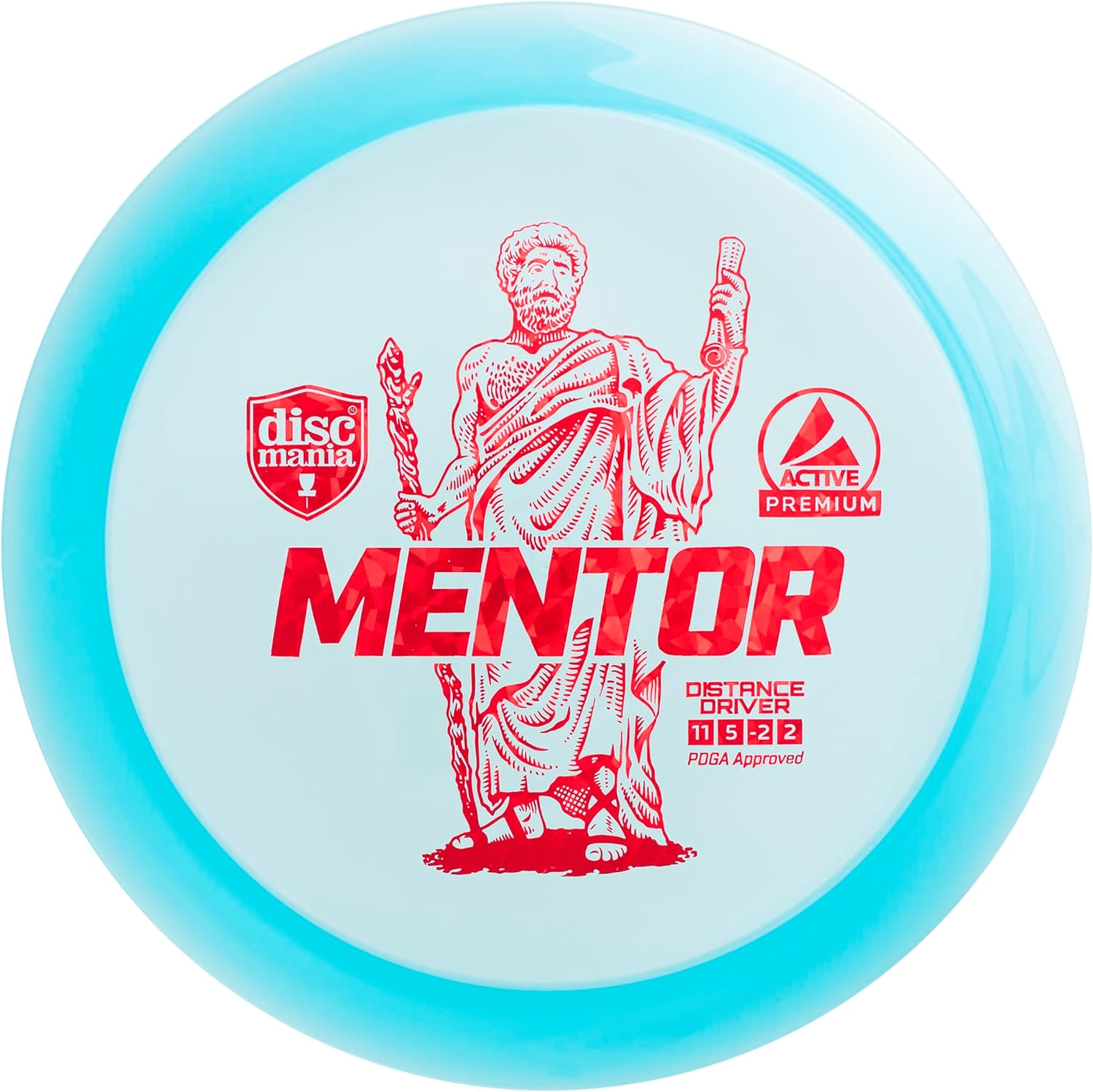 Discmania Mentor Premium Blue Disc Golf Driver