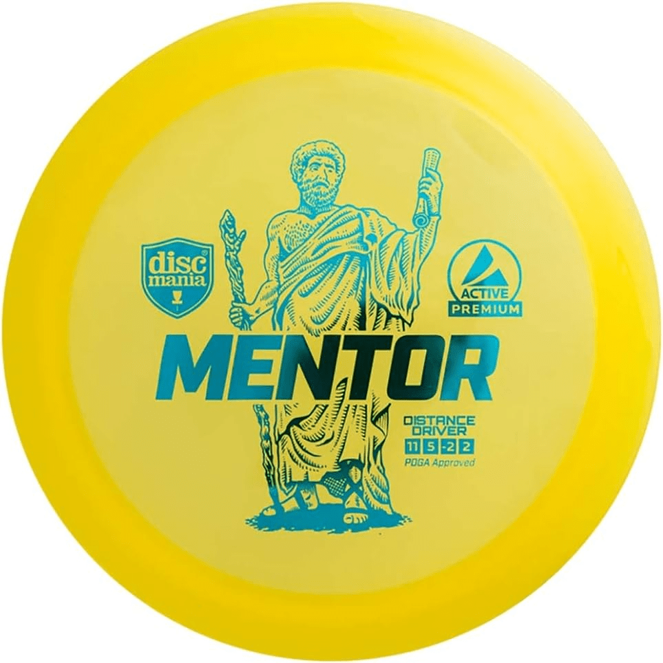 Discmania Mentor Premium Yellow Disc Golf Disc
