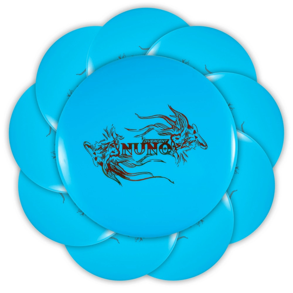 Nuno Pack of blue disc golf discs
