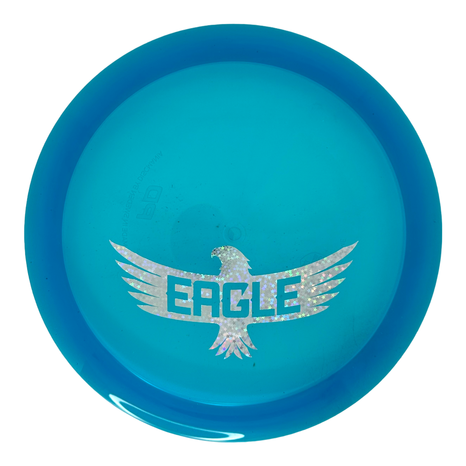 Blue PD disc golf disc with eagle stamp