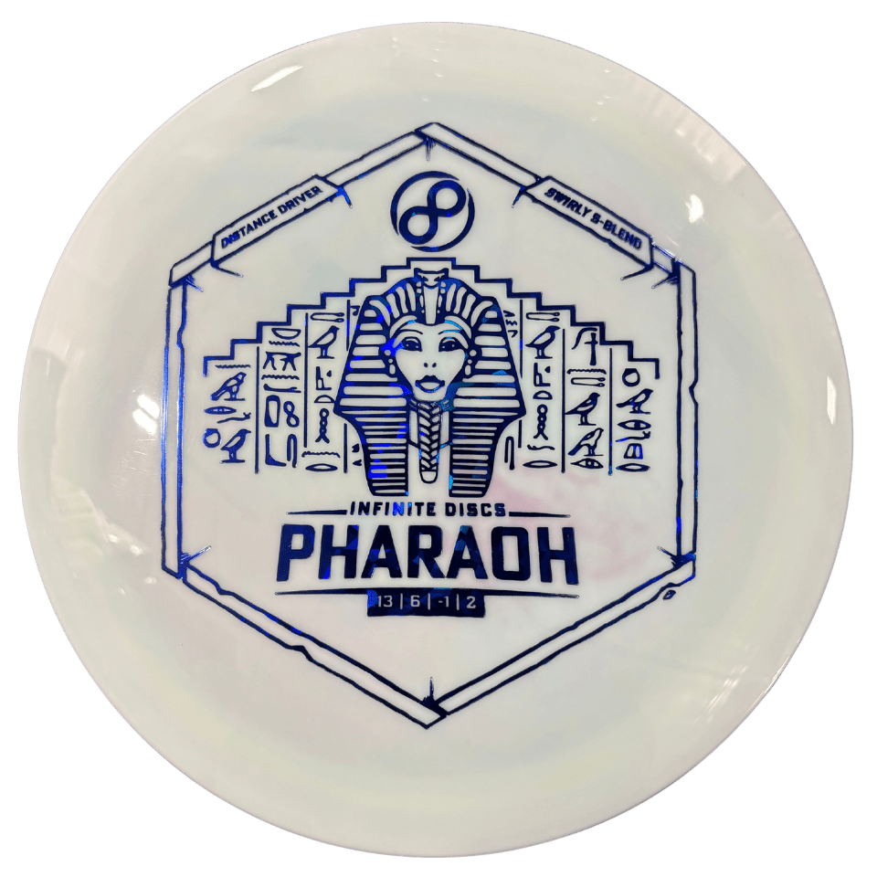 White Swirly S-Blend Infinite Discs Pharaoh Disc