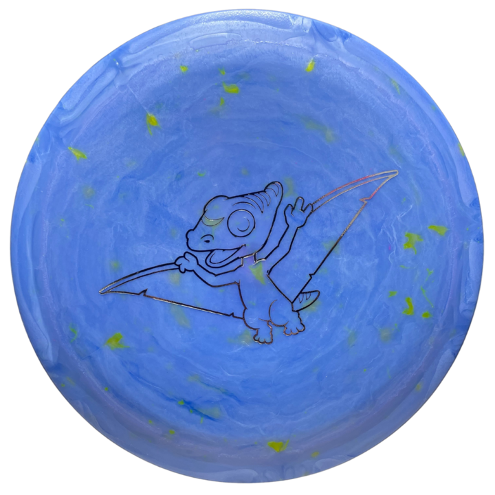 Blue Ptero disc golf disc