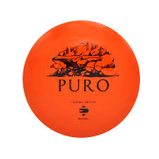 Orange Puro disc golf disc