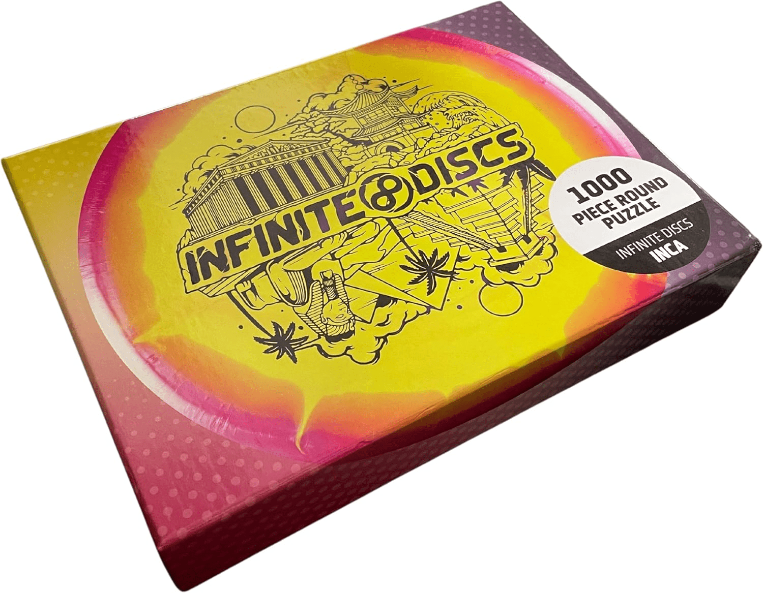 Infinite Discs Inca 1000 piece round puzzle