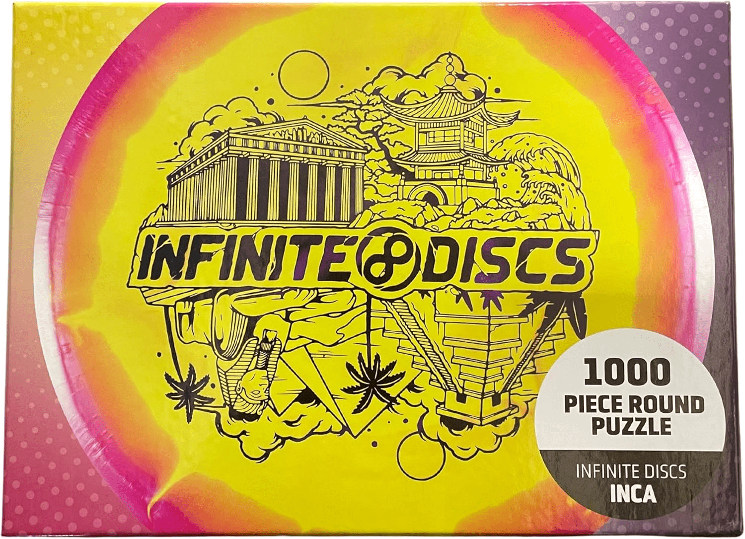 Infinite Discs Inca 1000 Piece Round Puzzle - Round 1