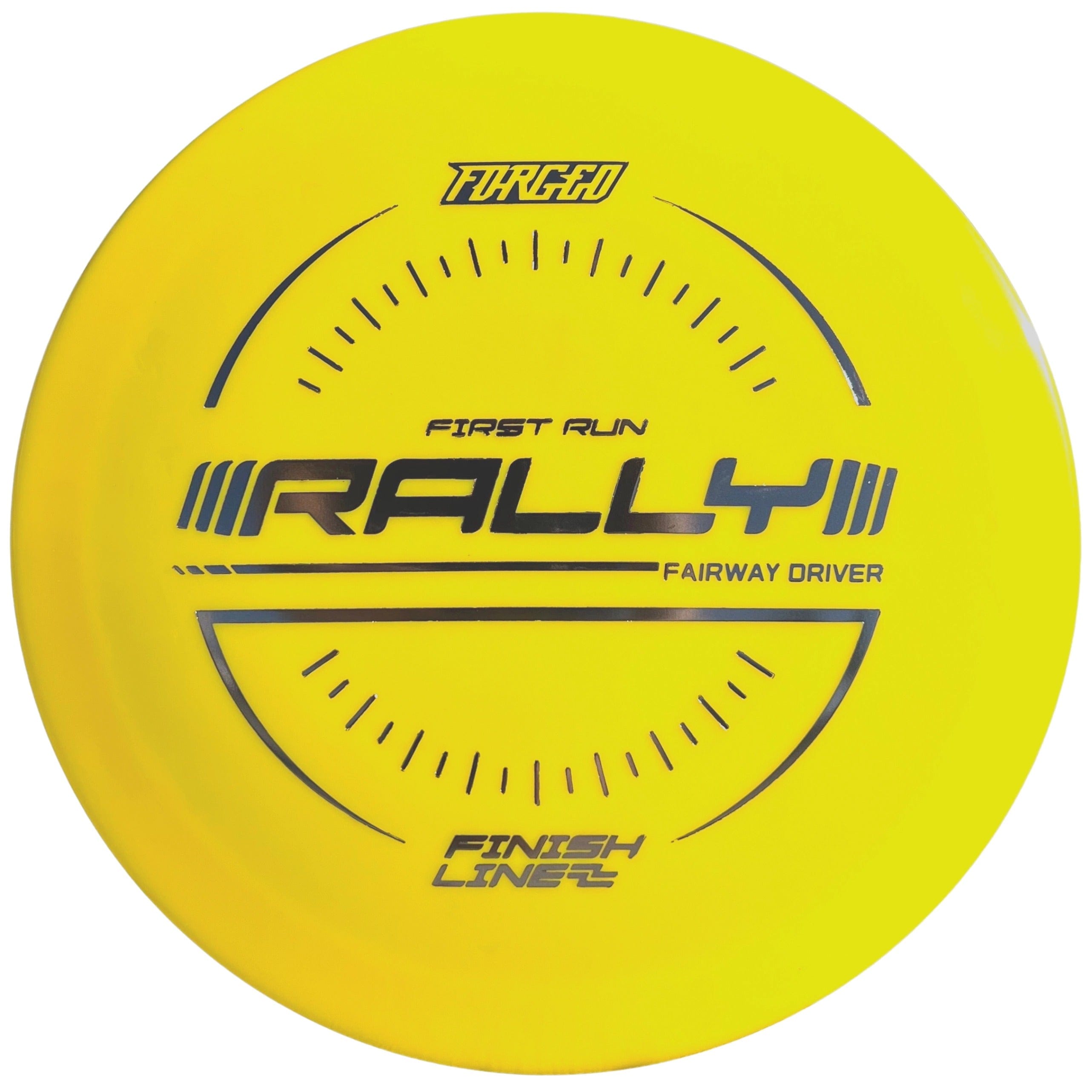 Yellow Rally Forged disc golf fairway driver
