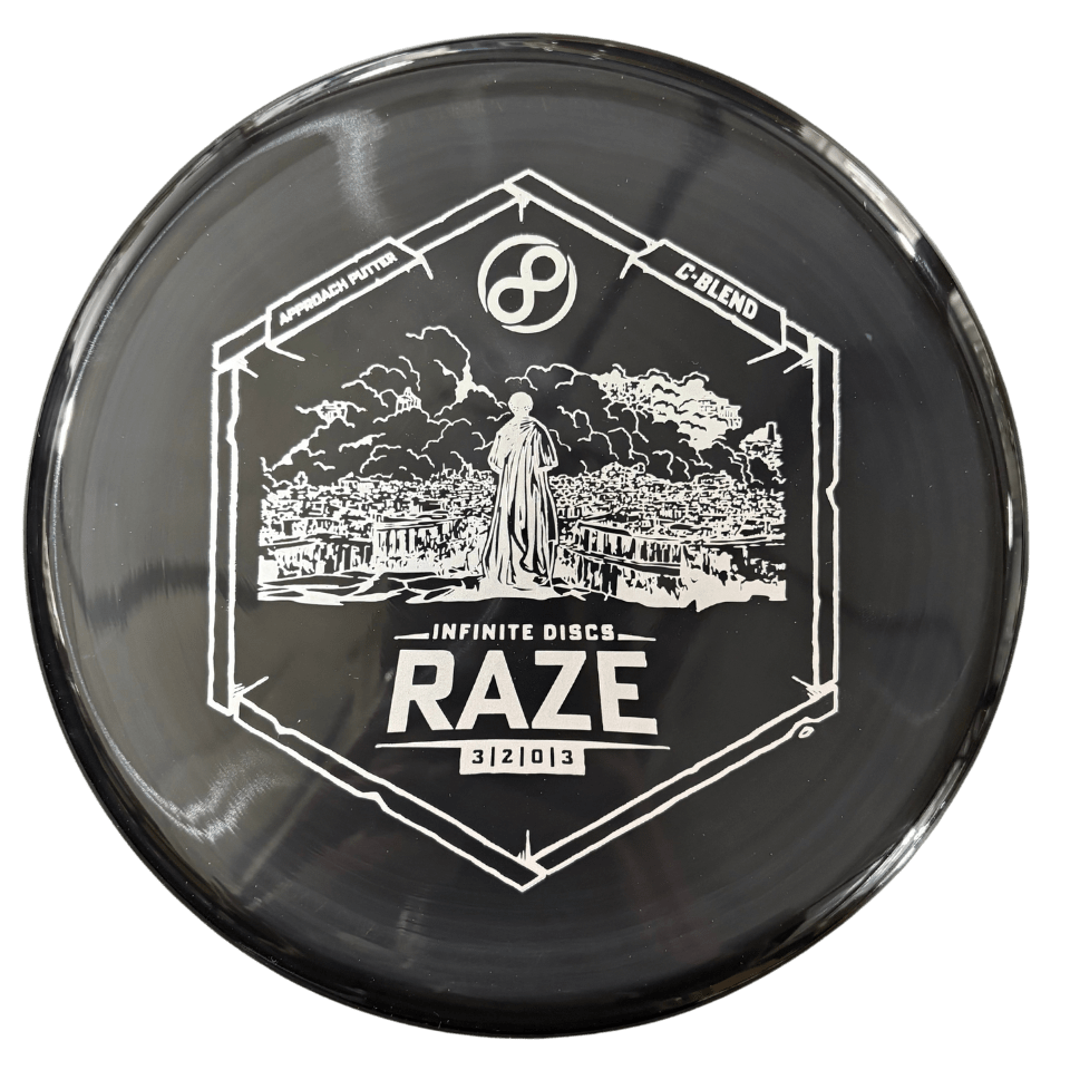 Infinite Discs Raze C-Blend Black Disc Golf Approach Putter
