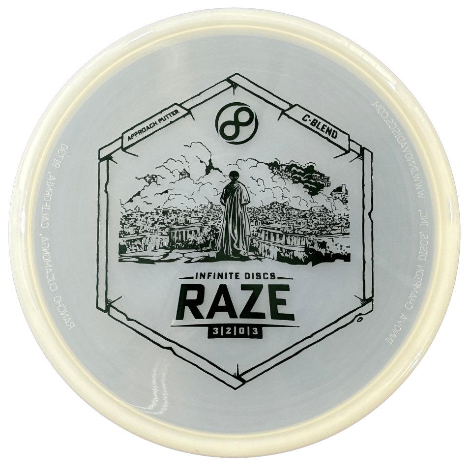 Infinite Discs Raze C-Blend Clear Disc Golf Approach Putter