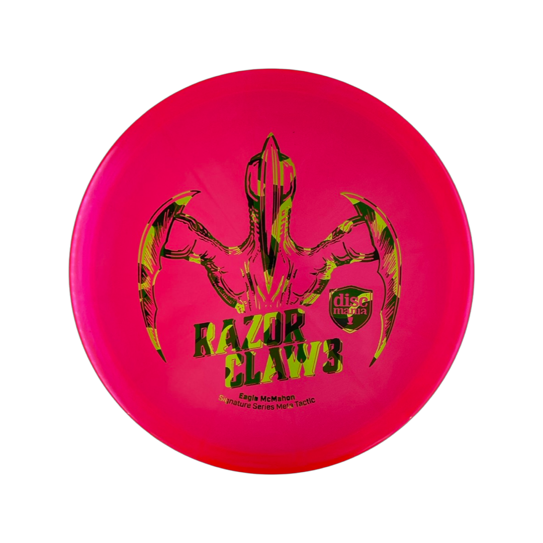Red Razor Claw disc golf disc