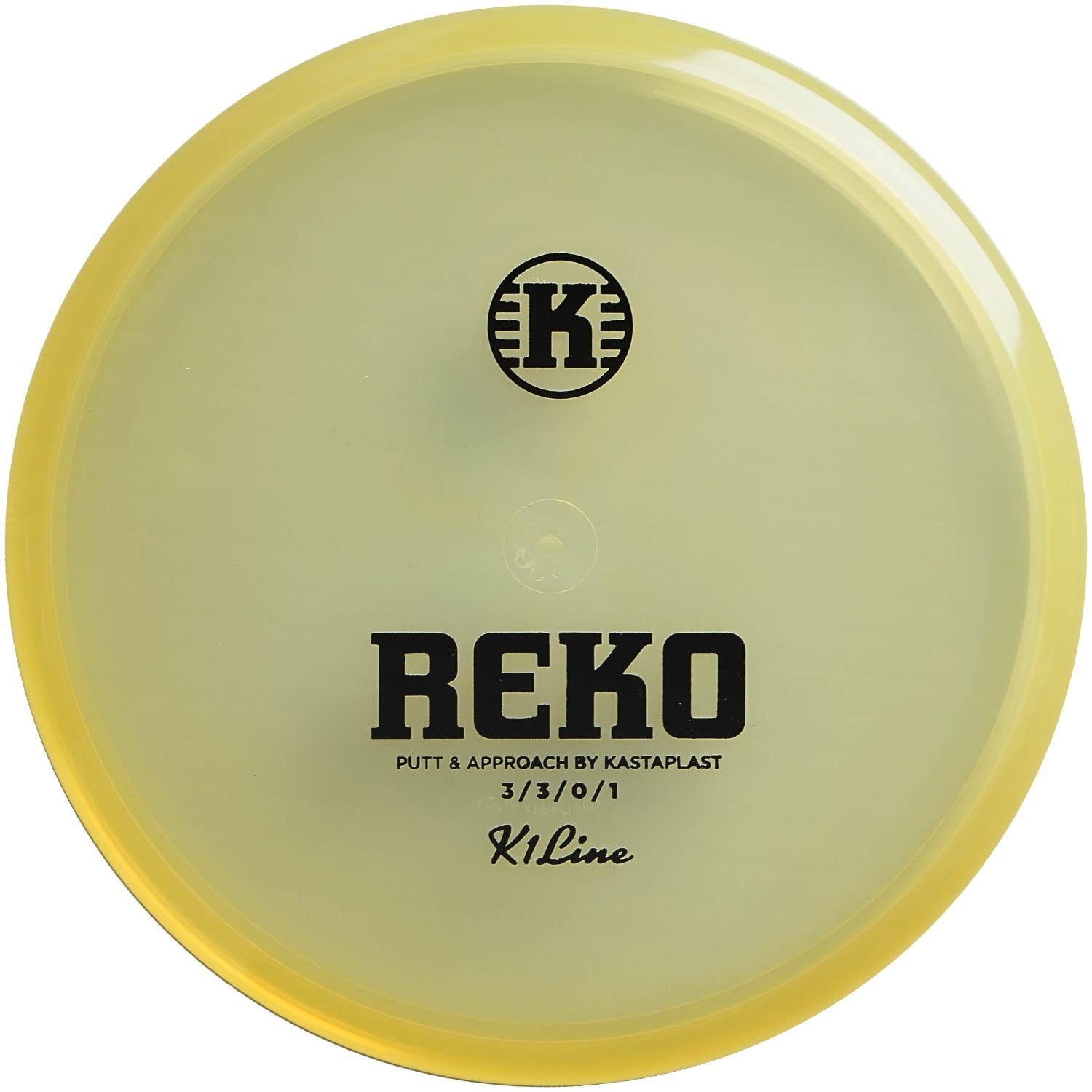 Kastaplast Reko K1 Light Yellow Disc Golf Putter