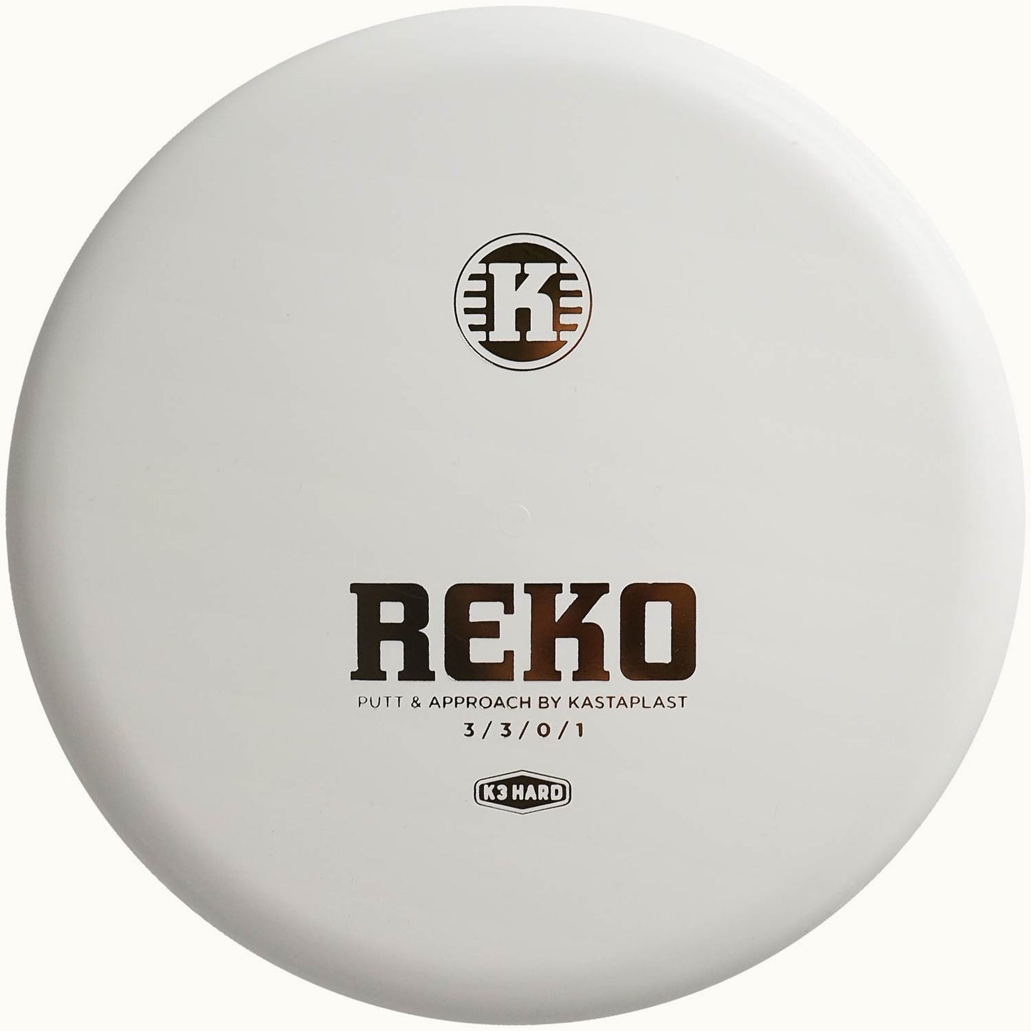 Kastaplast Reko K3 Hard White Disc Golf Putt & Approach