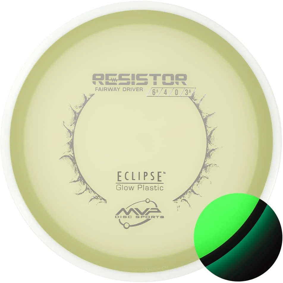 MVP Resistor Eclipse Glow disc golf disc