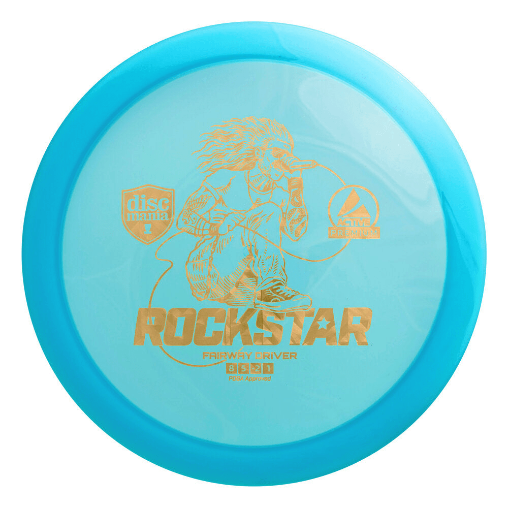 Rockstar Premium Blue Disc Golf Disc