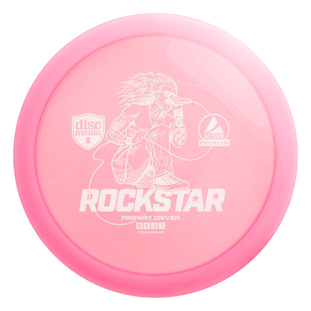 Pink Discmania Rockstar disc golf disc