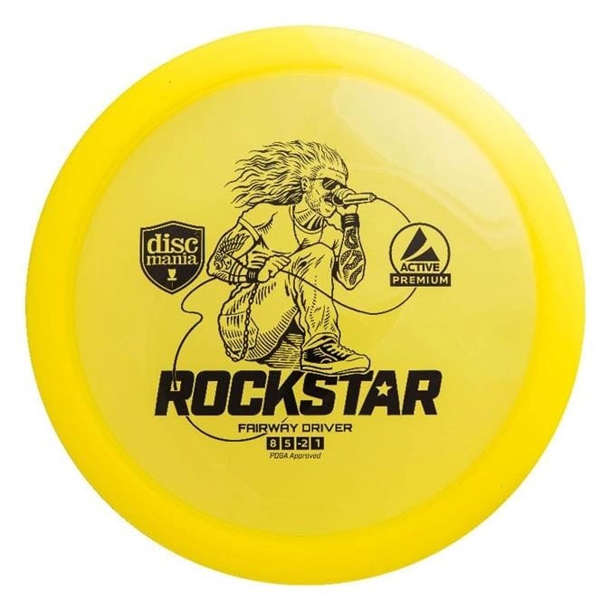 Discmania Rockstar Premium Yellow Fairway Driver