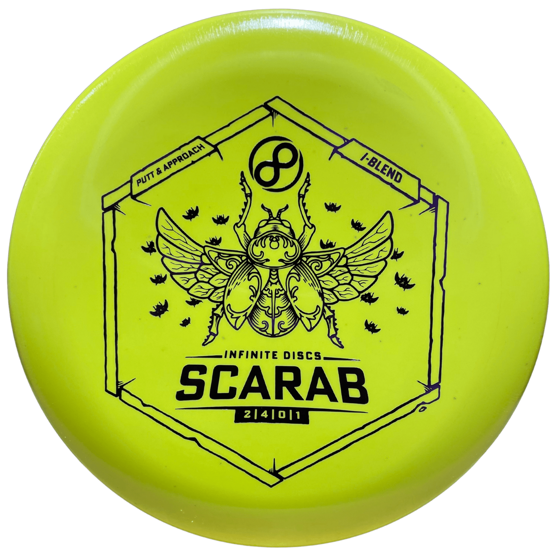 Yellow Infinite Discs Scarab I-Blend disc
