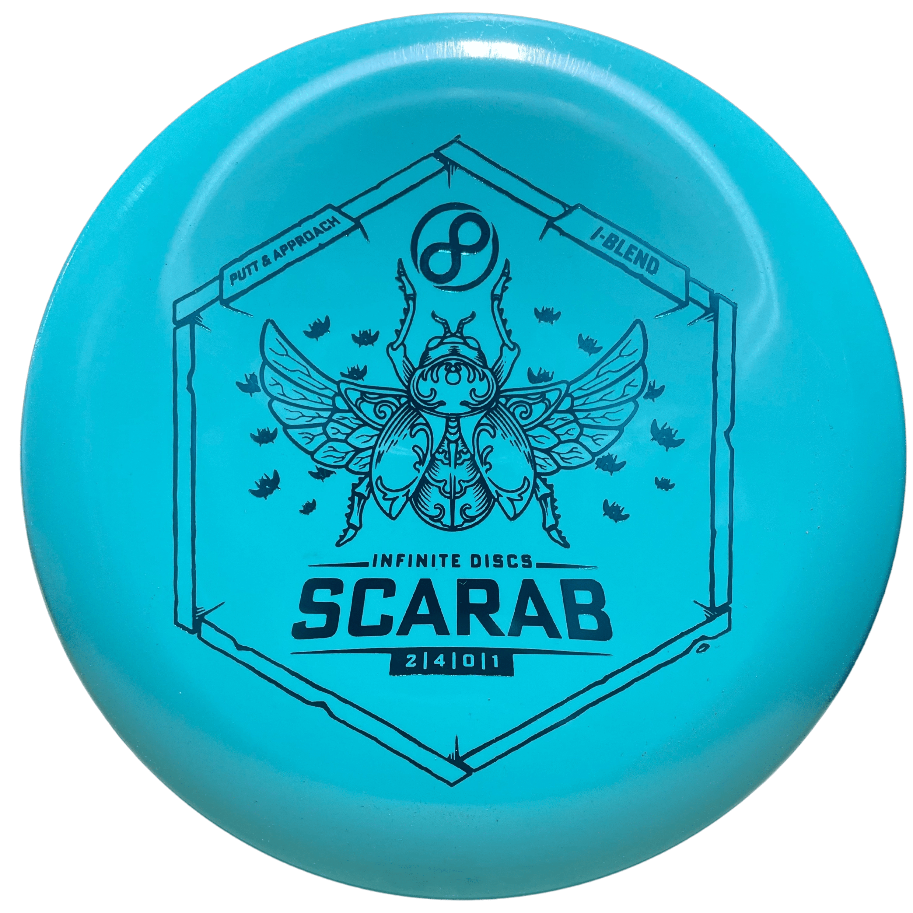 Infinite Discs Scarab I-Blend Blue disc golf putter