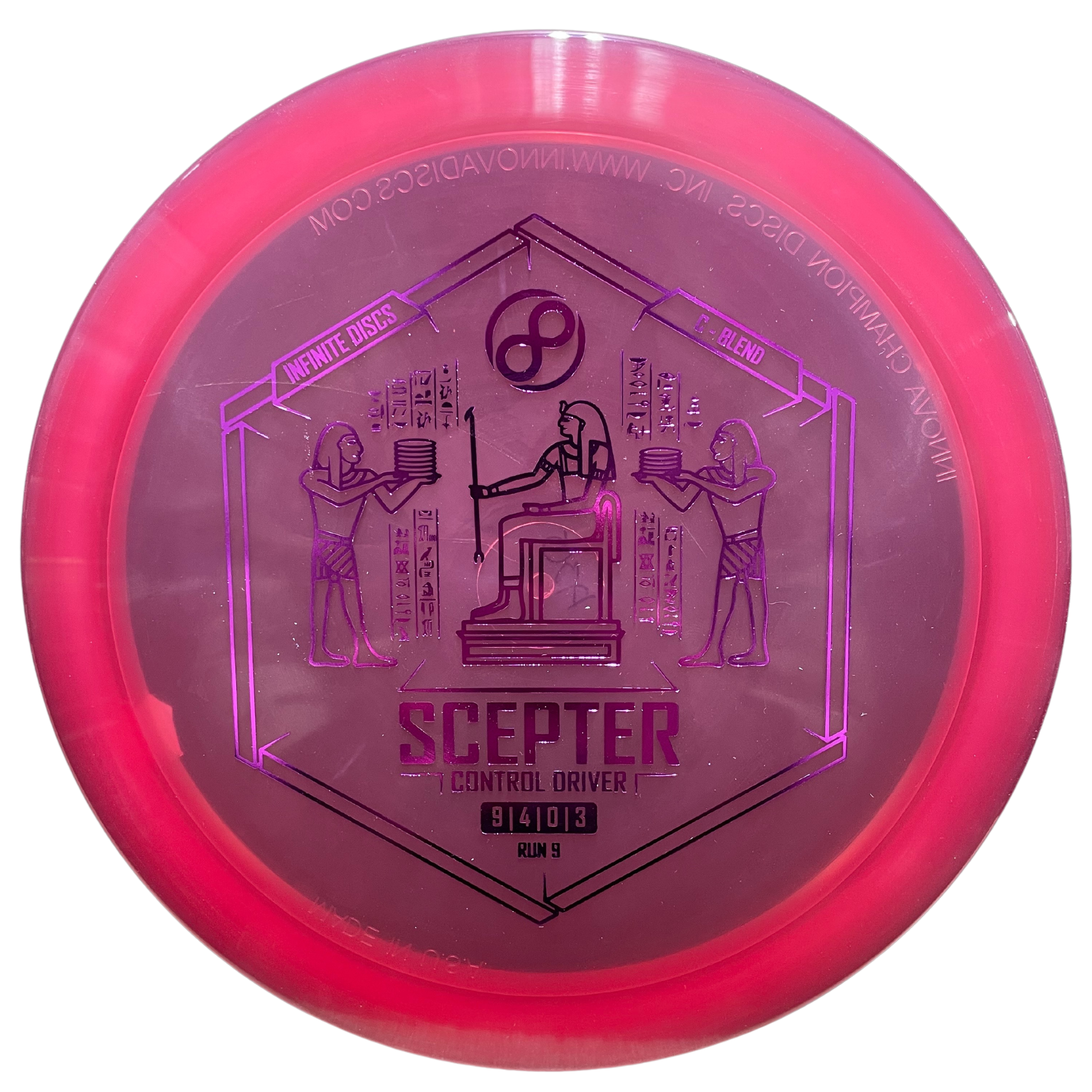 Pink Infinite Discs Scepter control driver