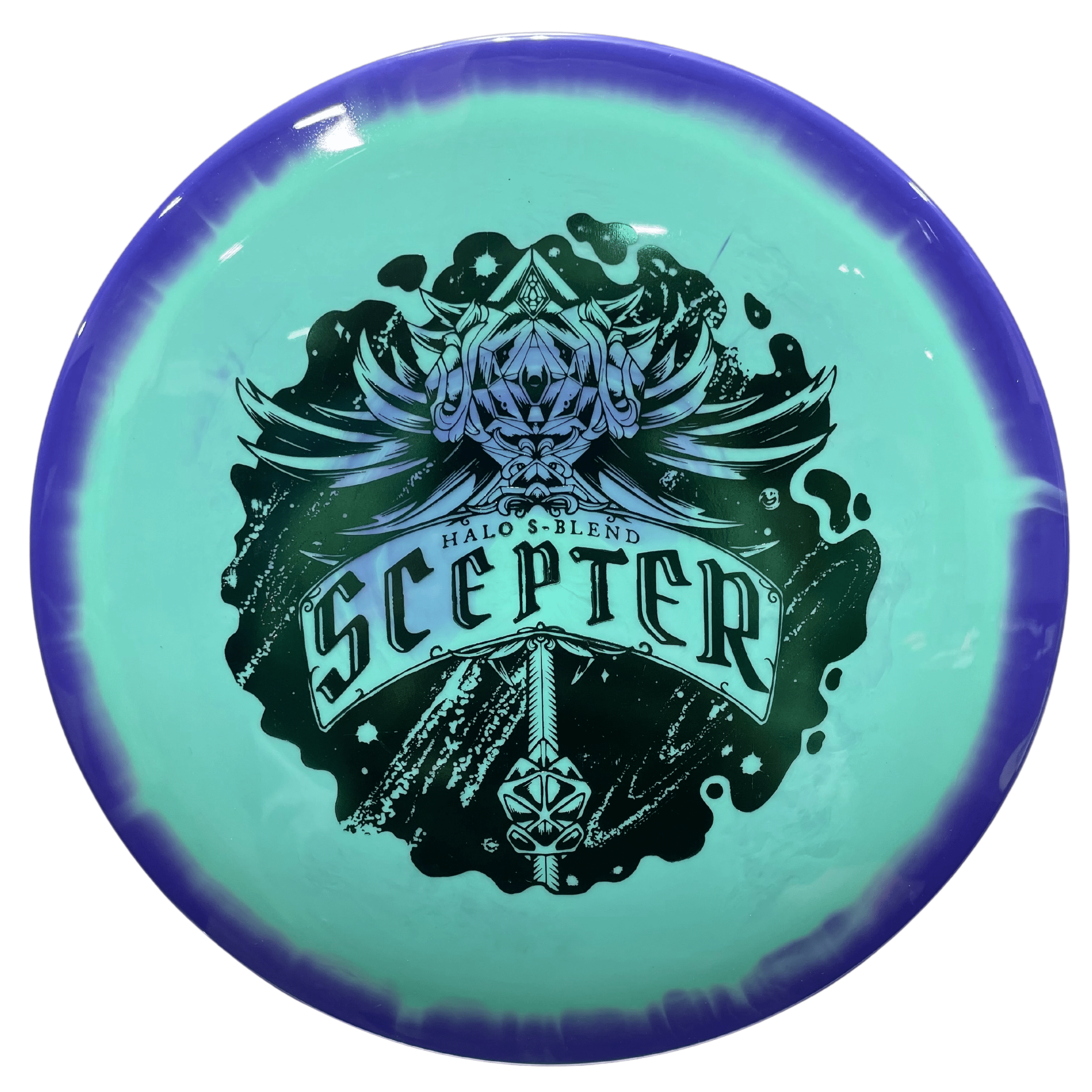 Scepter Halo S-Blend disc golf disc with white background