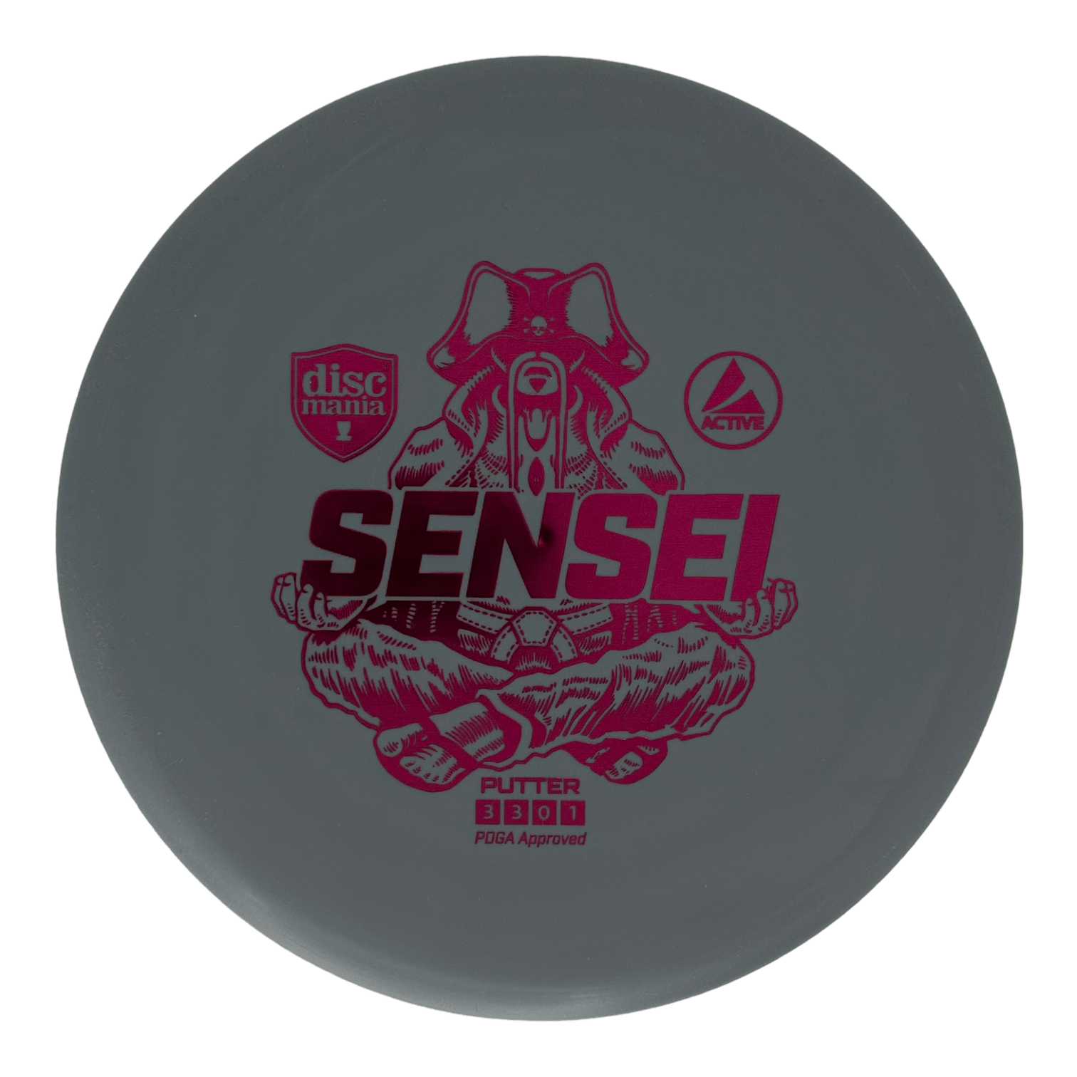 Discmania Sensei Gray Disc Golf Putter