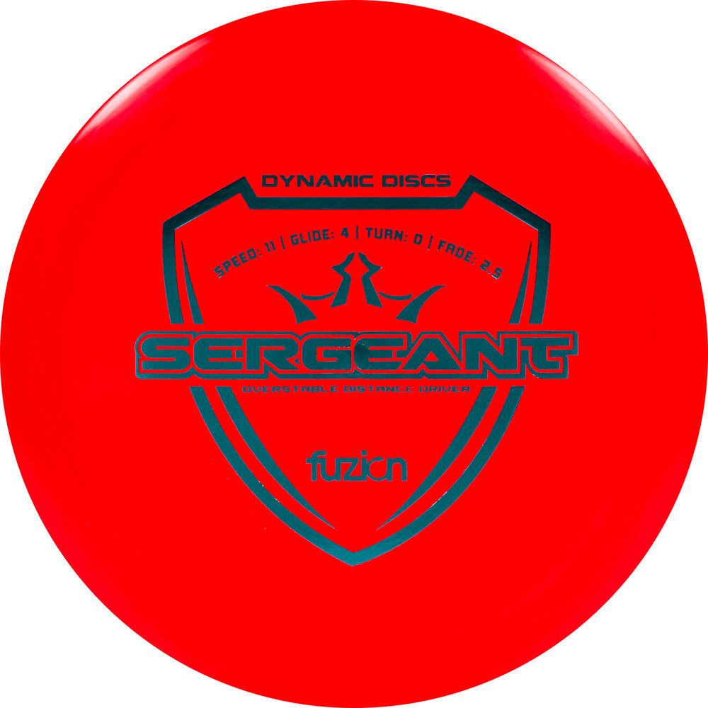 Red Dynamic Discs Sergeant Fuzion Disc