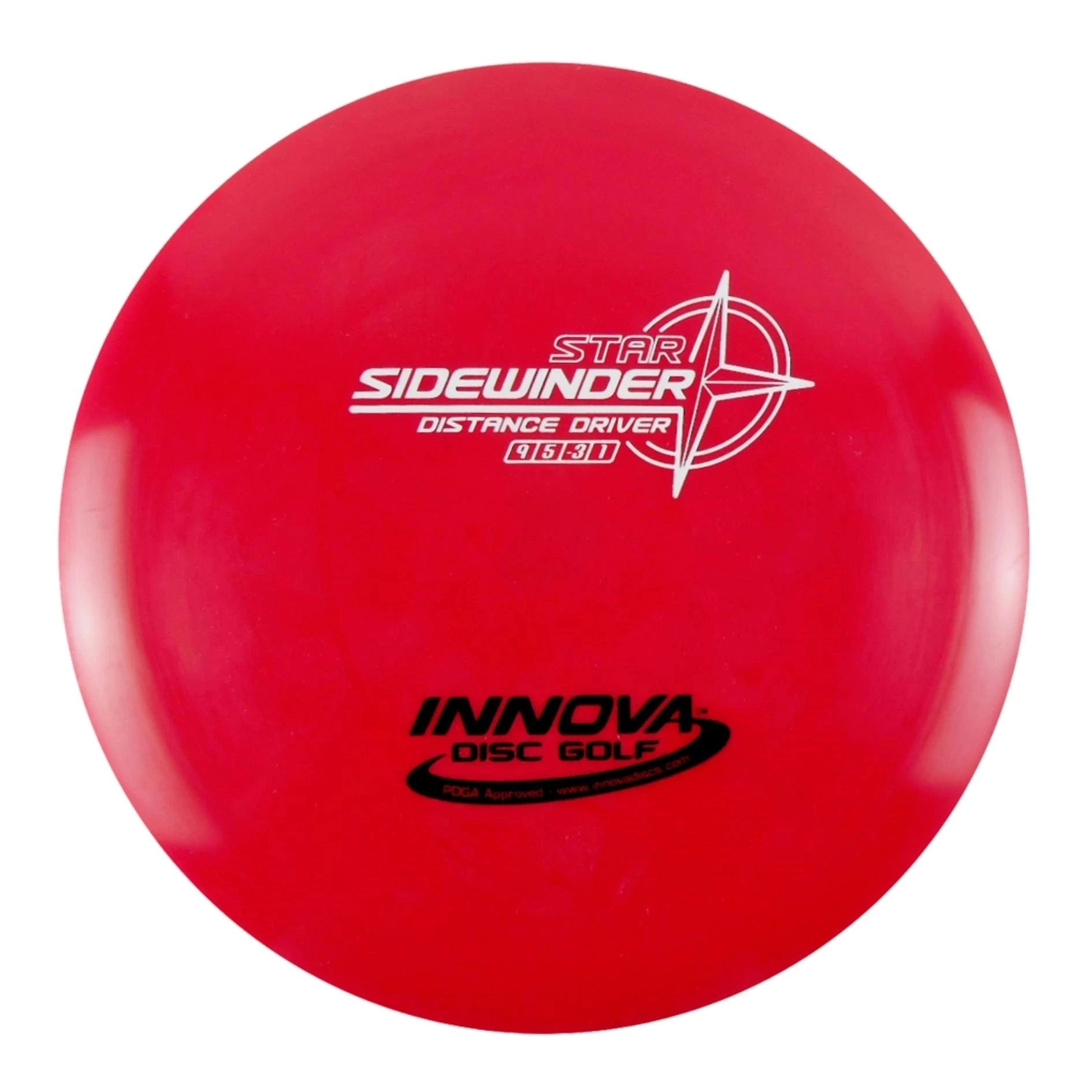 Red Innova Star Sidewinder disc golf distance driver