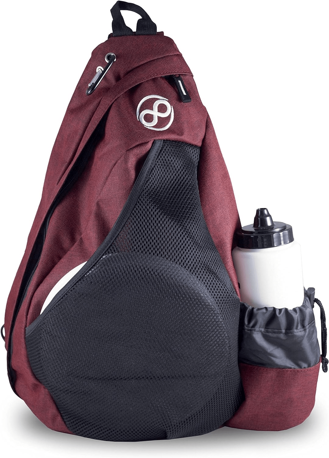 Red Slinger Deluxe Sling Backpack with Water Bottle