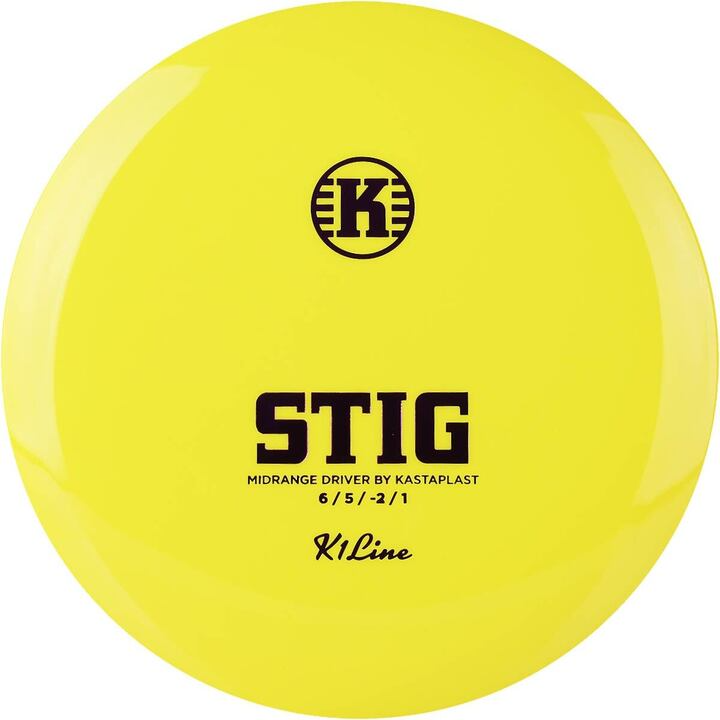 Yellow Kastaplast Stig midrange disc