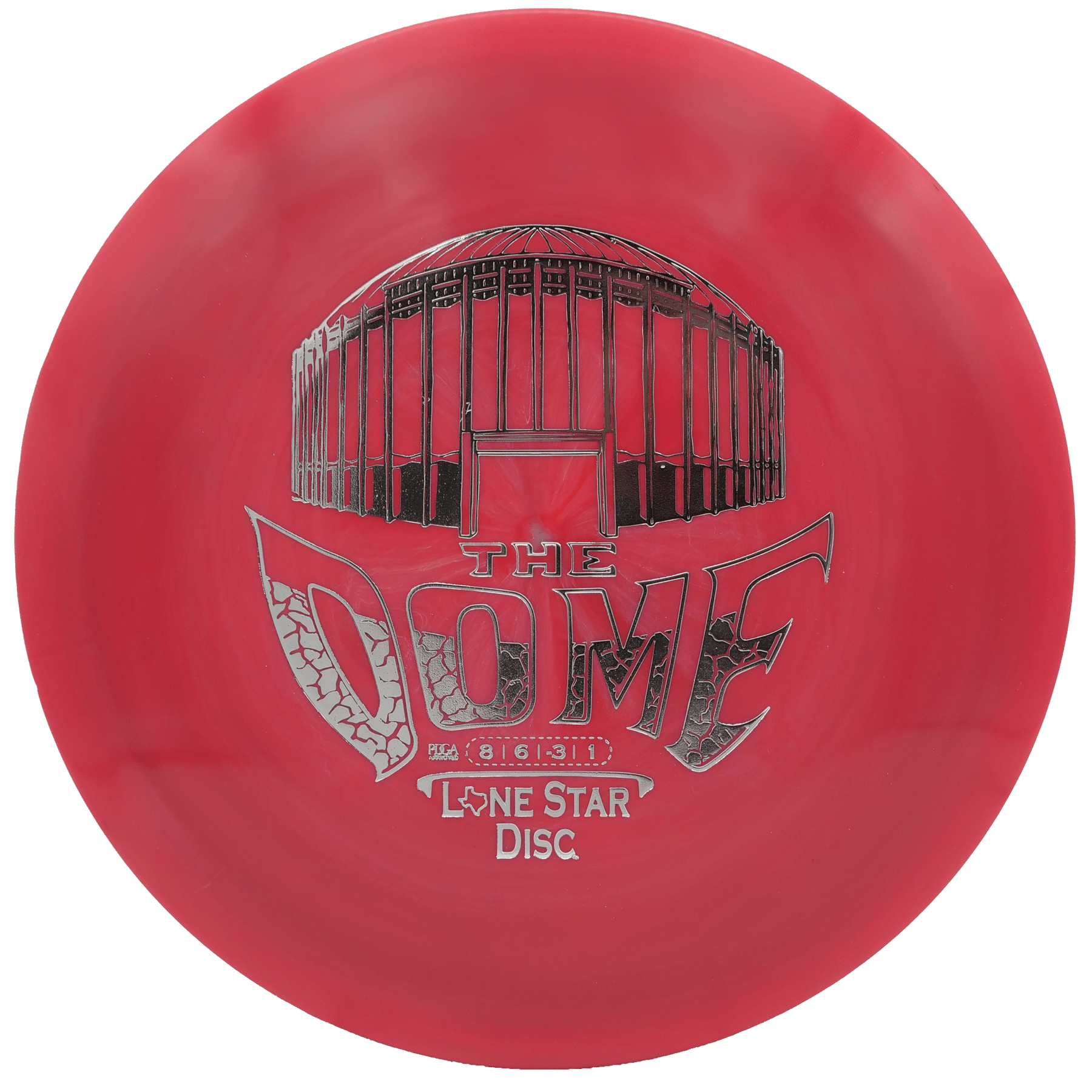Red Lone Star Disc The Dome disc golf disc
