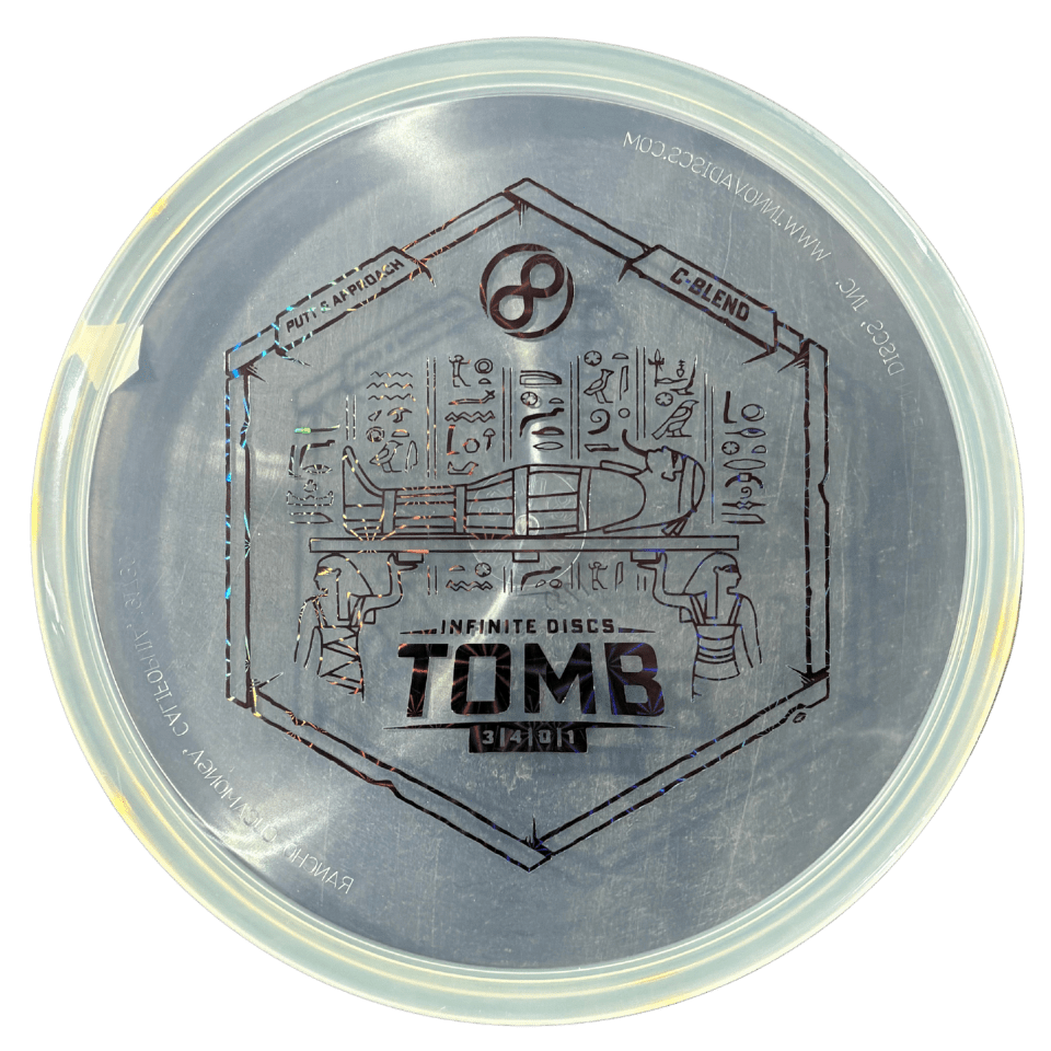 Infinite Discs Tomb C-Blend Clear Disc Golf Disc