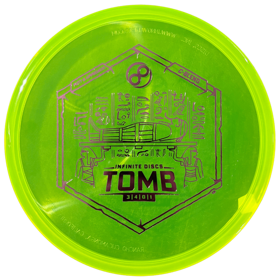 Infinite Discs Tomb C-Blend Yellow Disc Golf Disc
