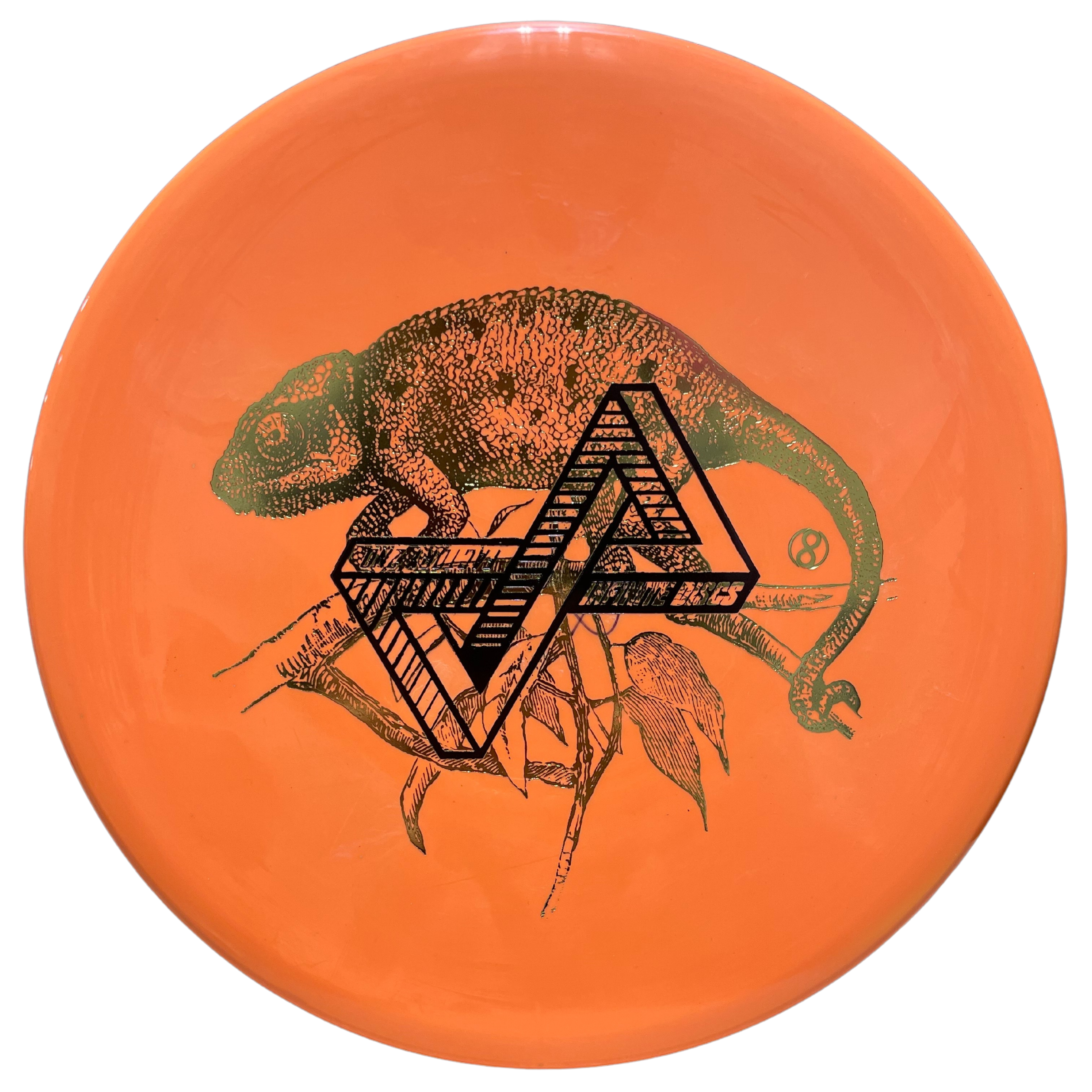 Tombstone disc golf disc - Chameleon design