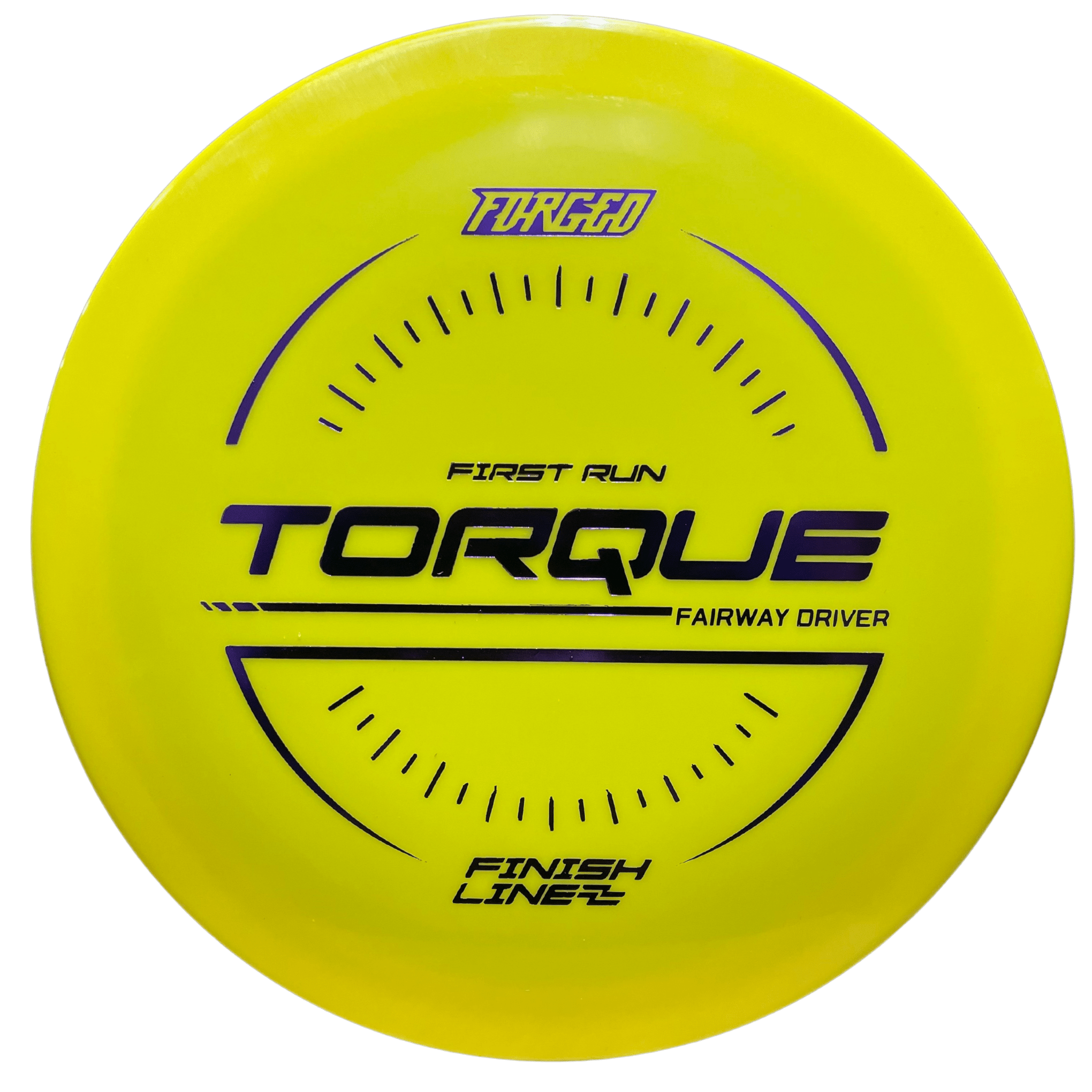 Yellow Forged Torque Fairway Driver Disc