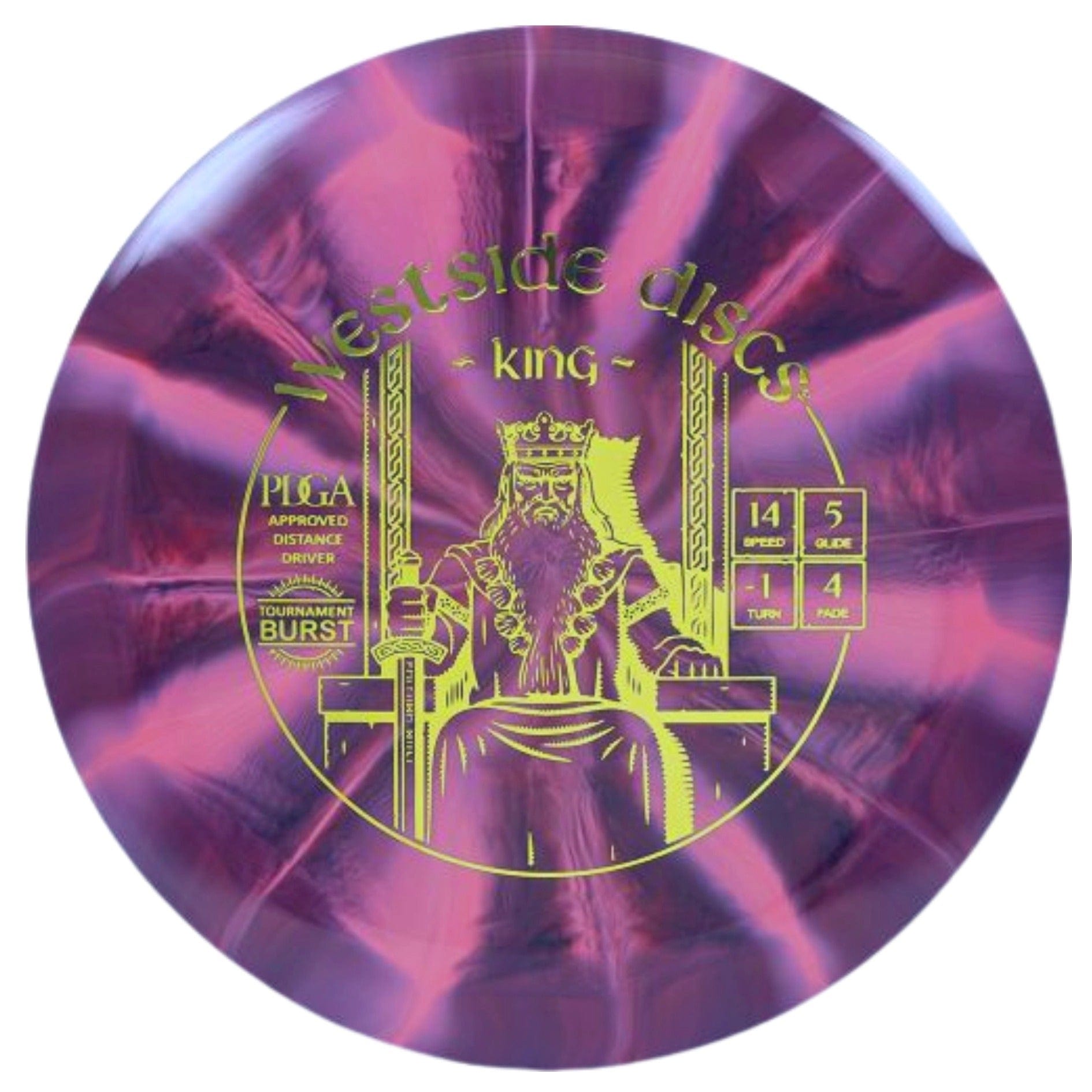 Tournament Burst King disc golf disc