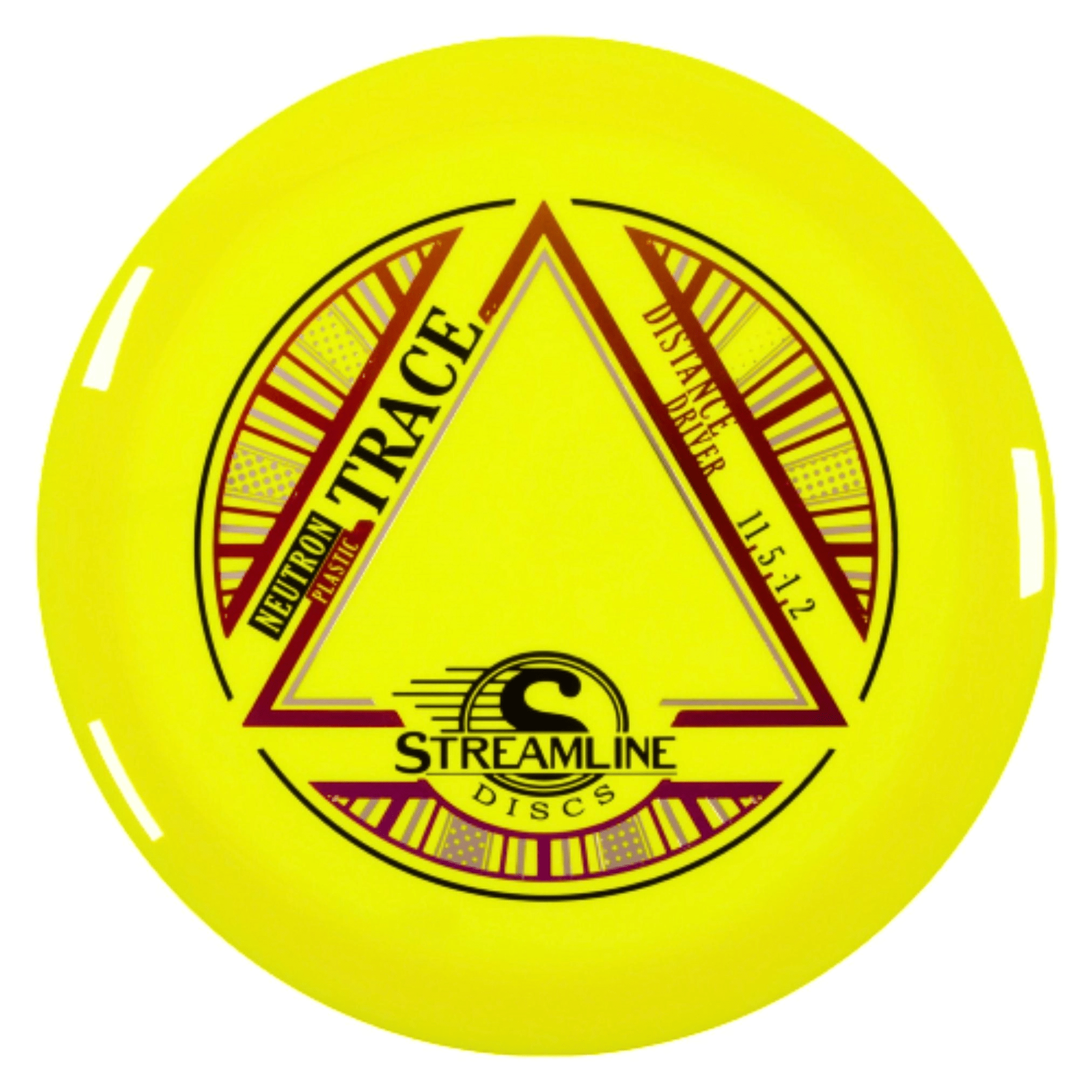 Yellow Streamline Neutron Trace disc golf driver