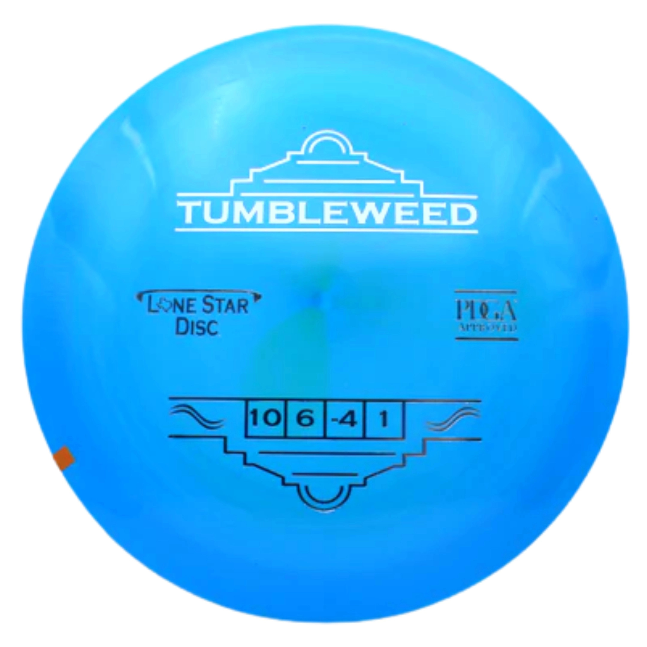 Blue Lone Star Disc Tumbleweed Alpha
