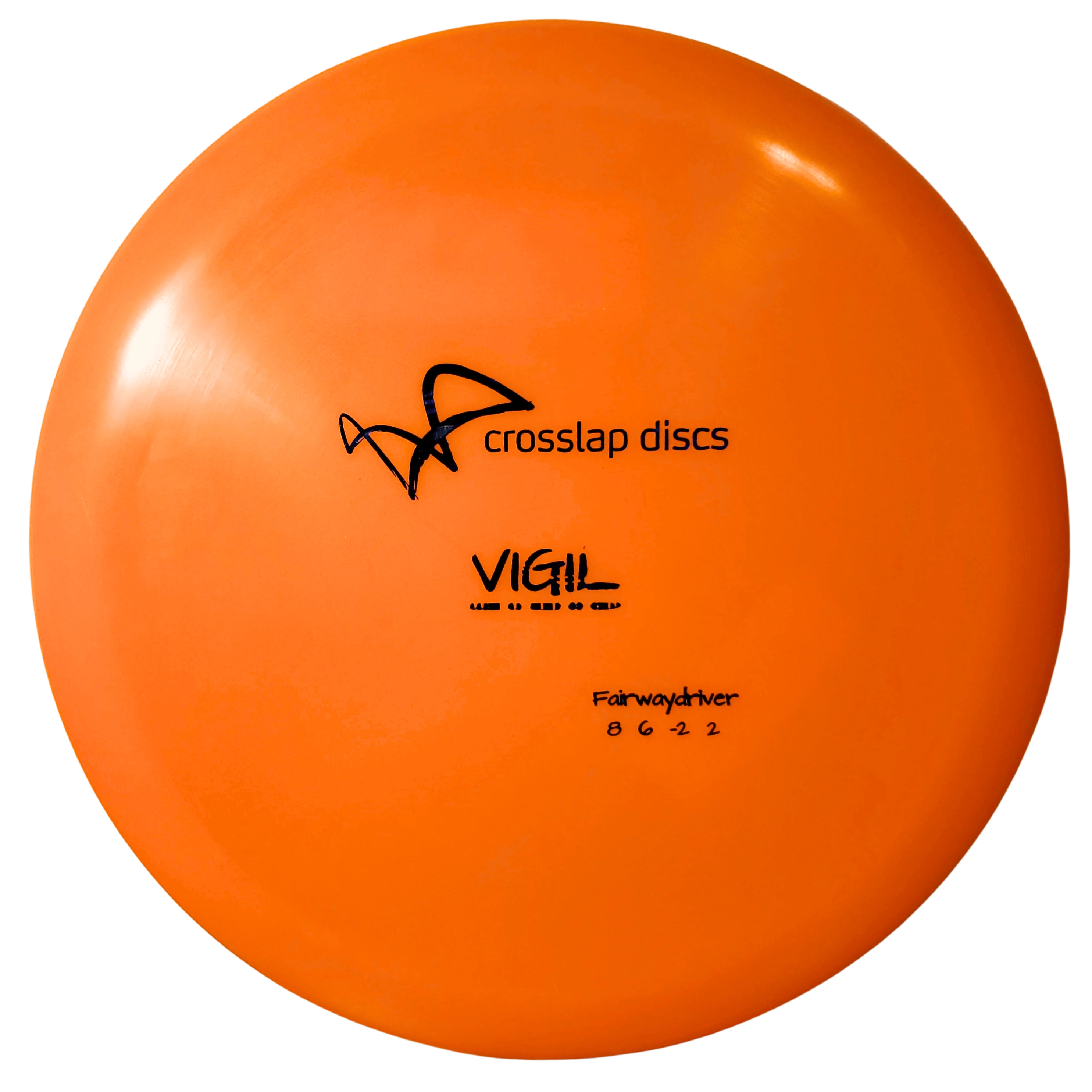 Orange Vigil Platinum disc golf disc