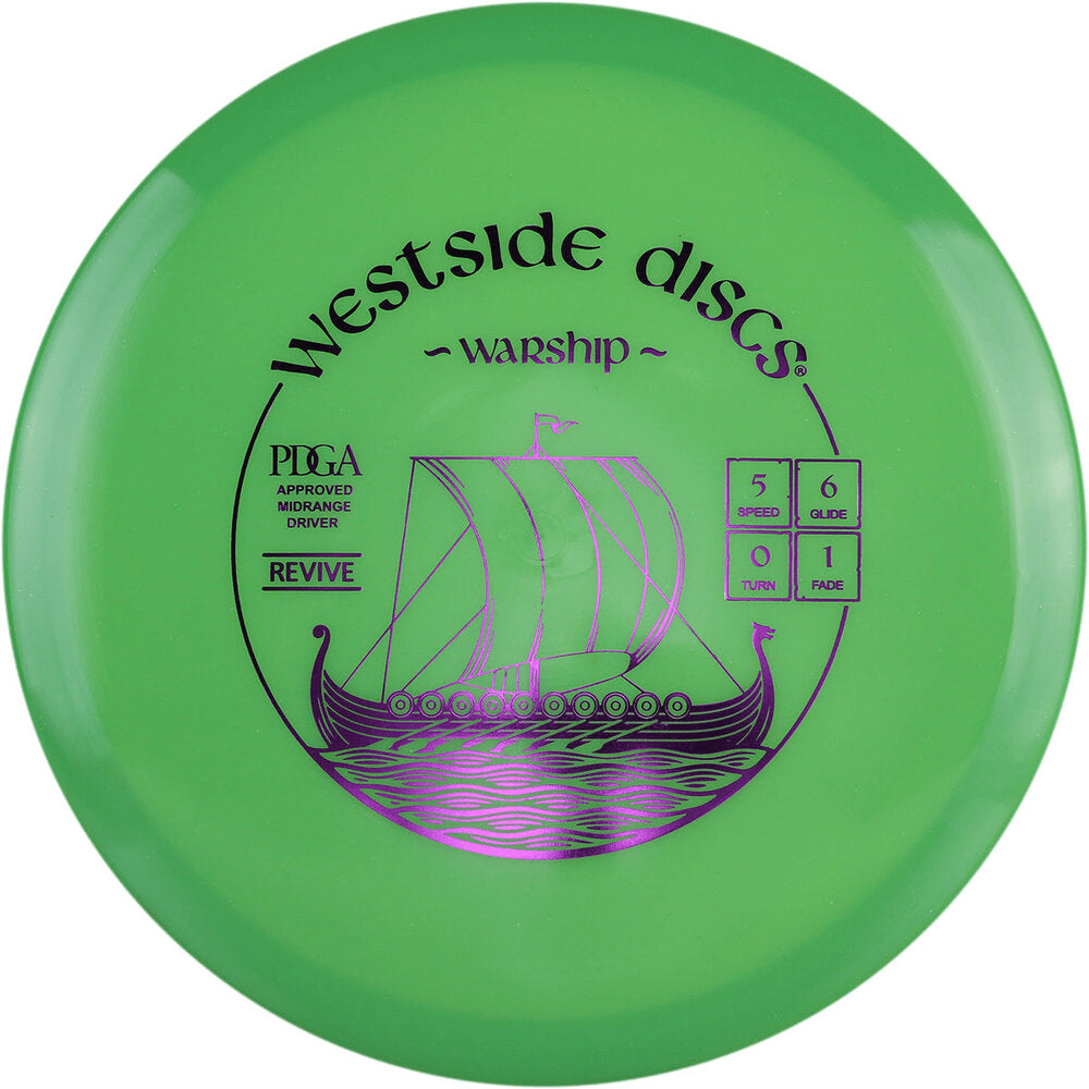 Westside Discs Warship Revive Green Disc