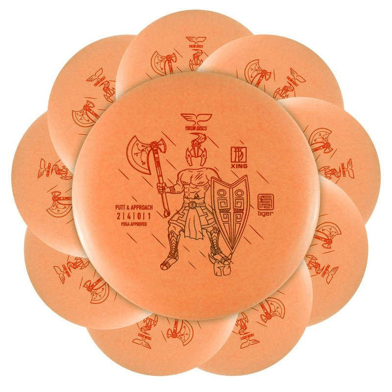 Orange XING Pack of Disc Golf Discs