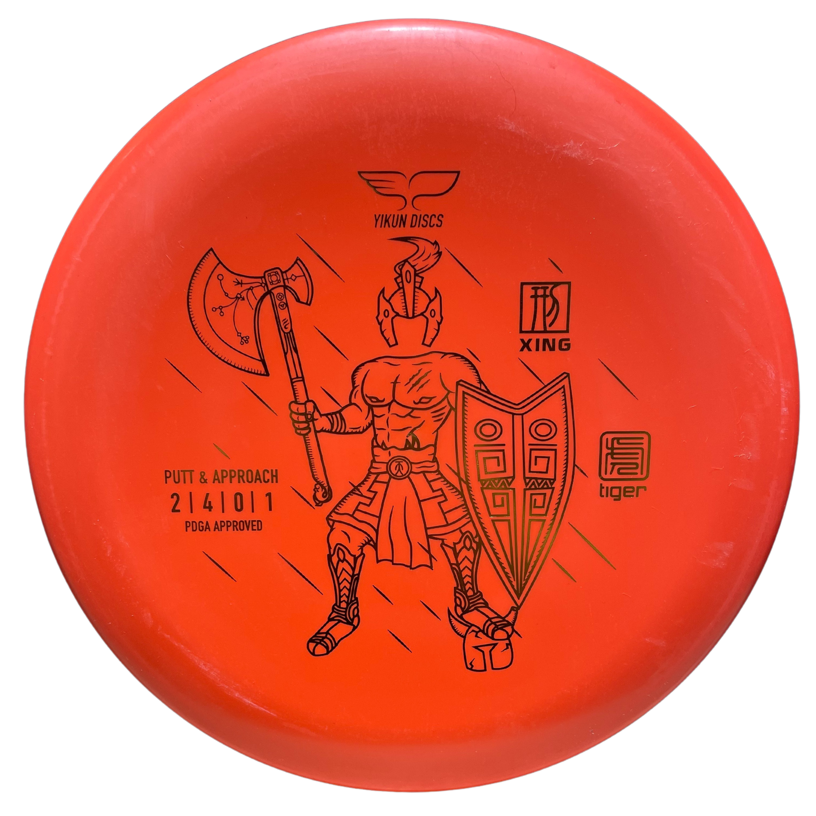 Red Xing Tiger disc golf disc