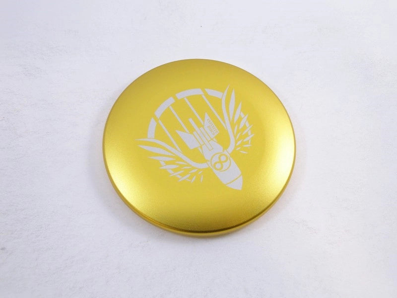 Yellow HR disc with logo
