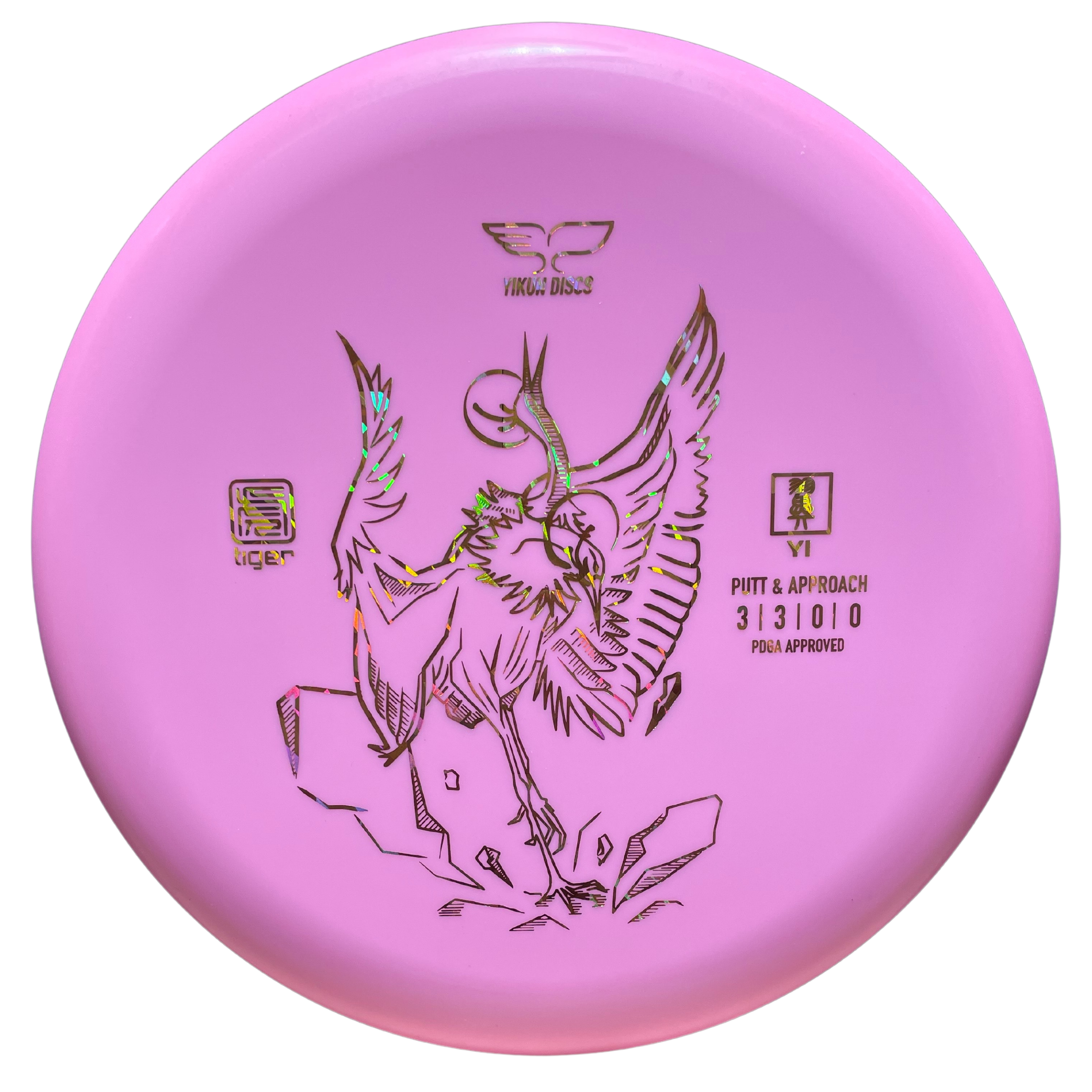 Pink Tiger Disc Golf Disc