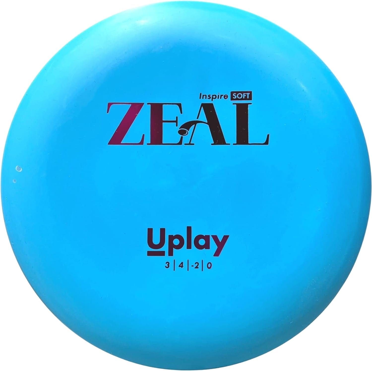 Zeal Soft Blue Uplay Disc Golf Disc