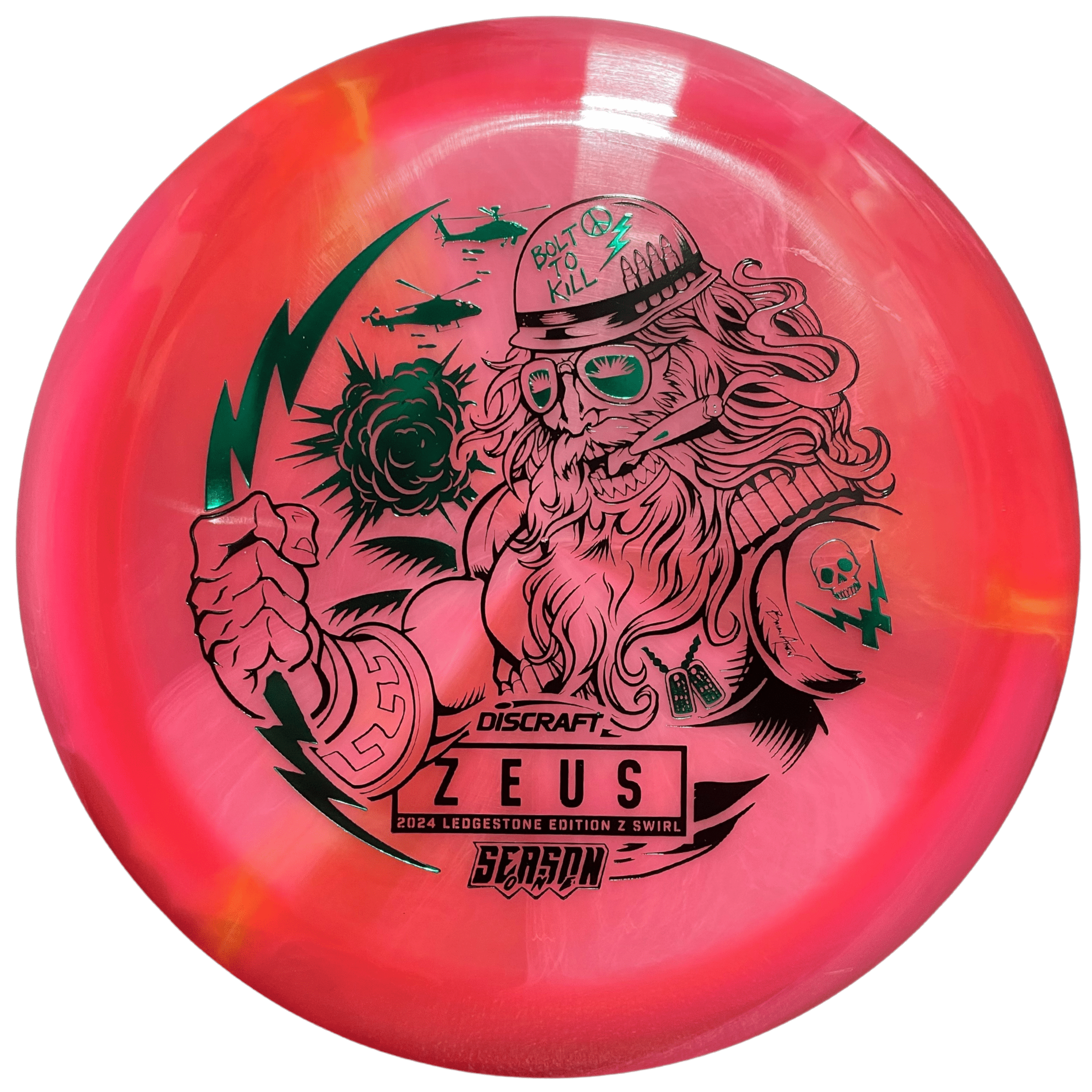 Discraft Zeus Z Swirl disc golf disc
