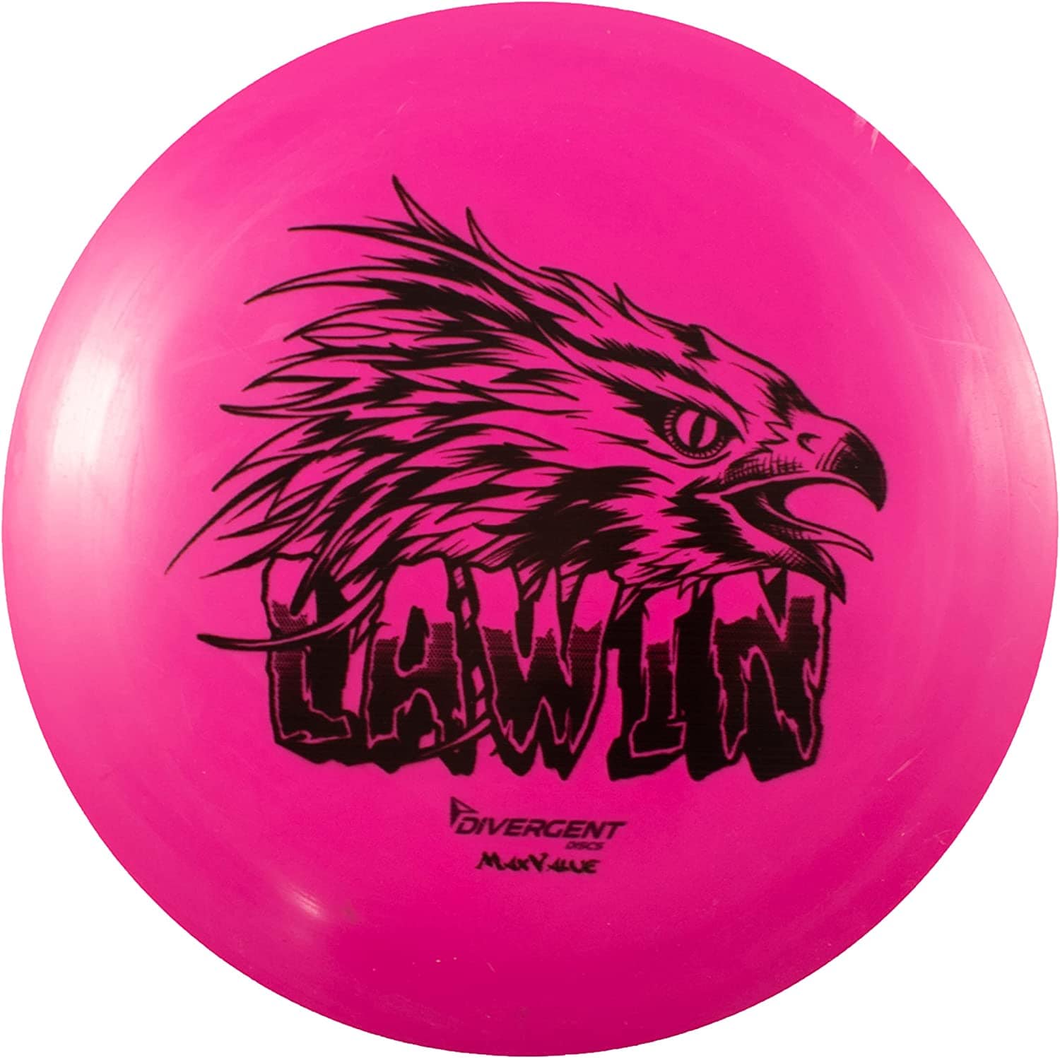 Pink disc golf disc with eagle graphic, Lawin, 3ed6b940-d4f4