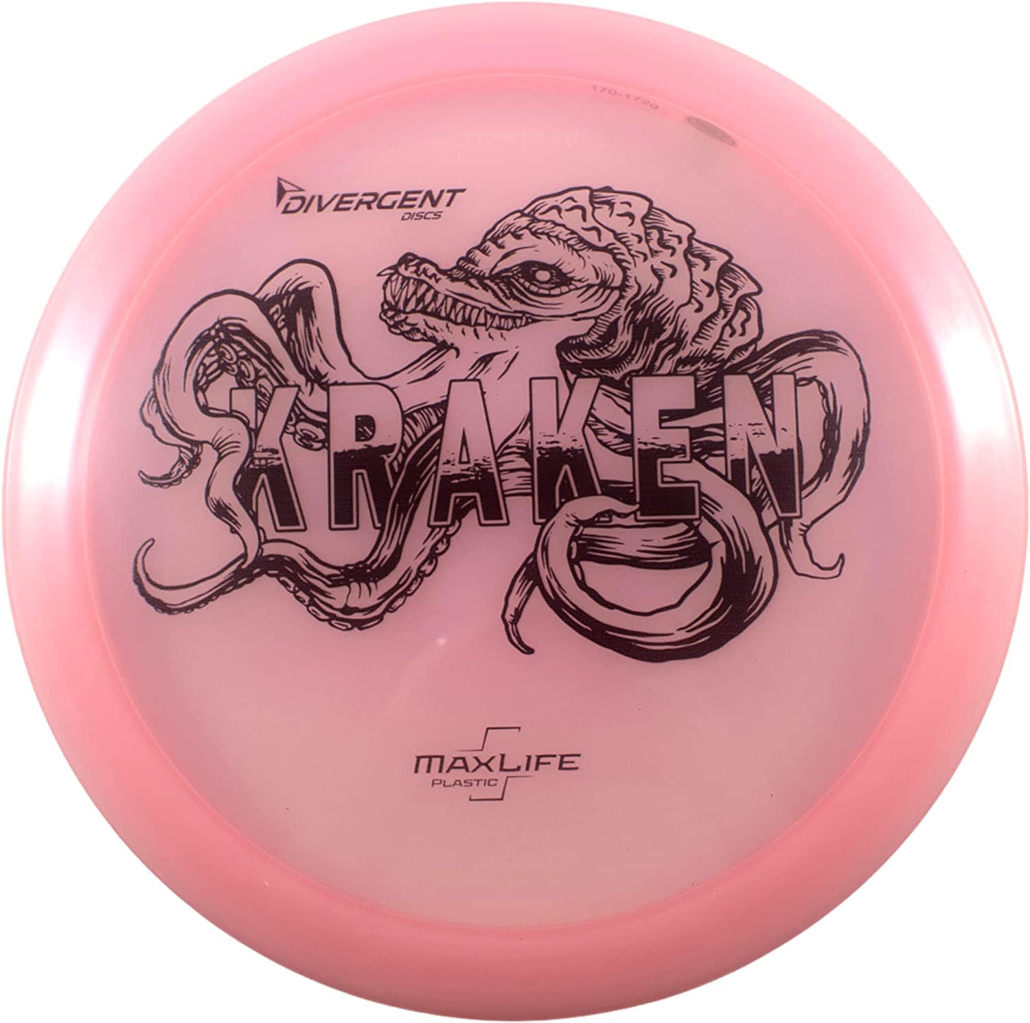 Pink Divergent Discs Kraken disc golf disc