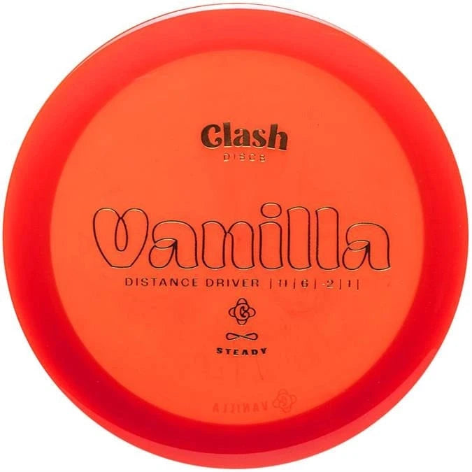 Clash Discs Vanilla Steady Orange Disc Golf Driver